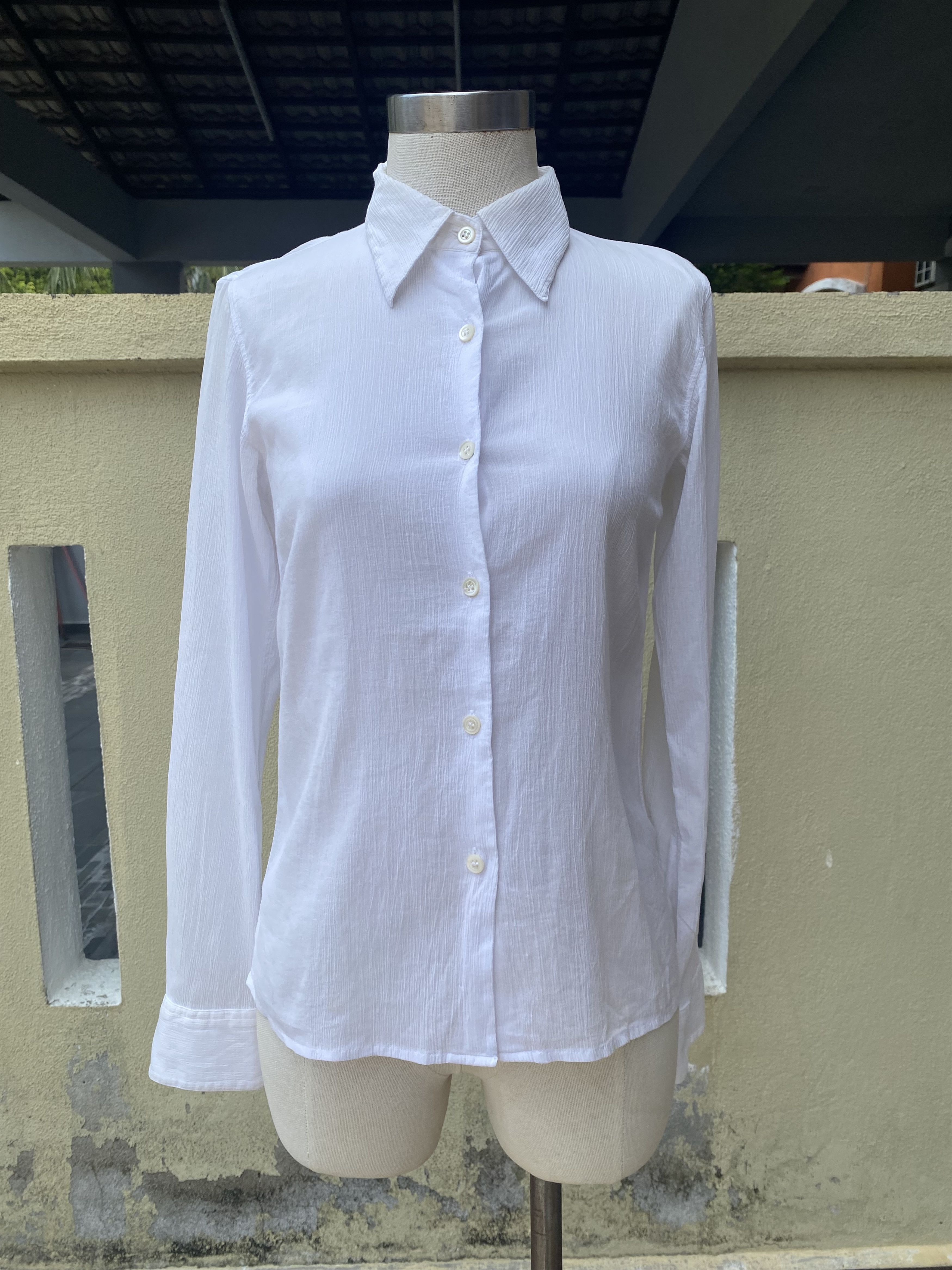 agnes b. vintage agnes b white top Size S / US 4 / IT 40 - 1 Thumbnail