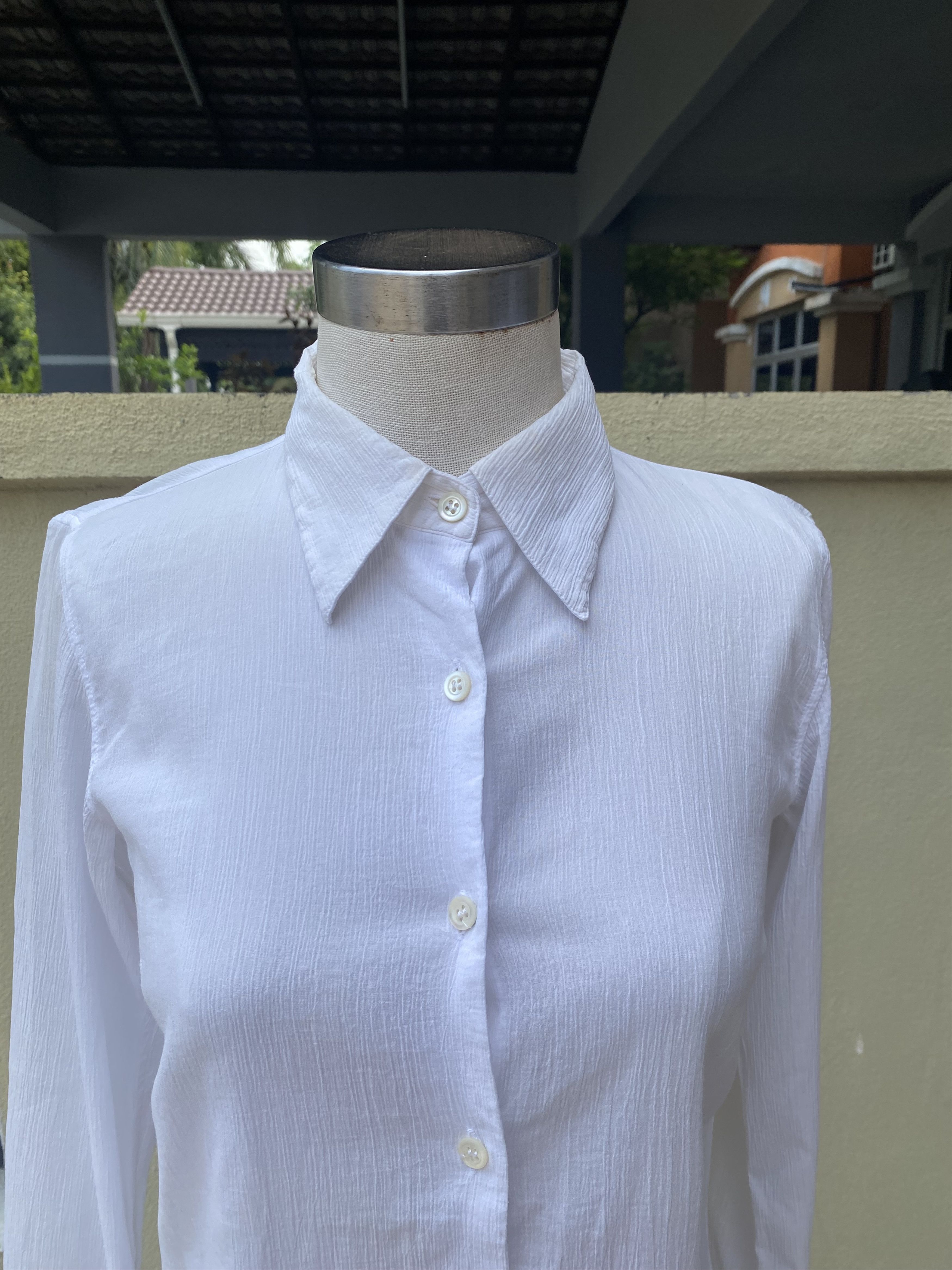 agnes b. vintage agnes b white top Size S / US 4 / IT 40 - 2 Thumbnail
