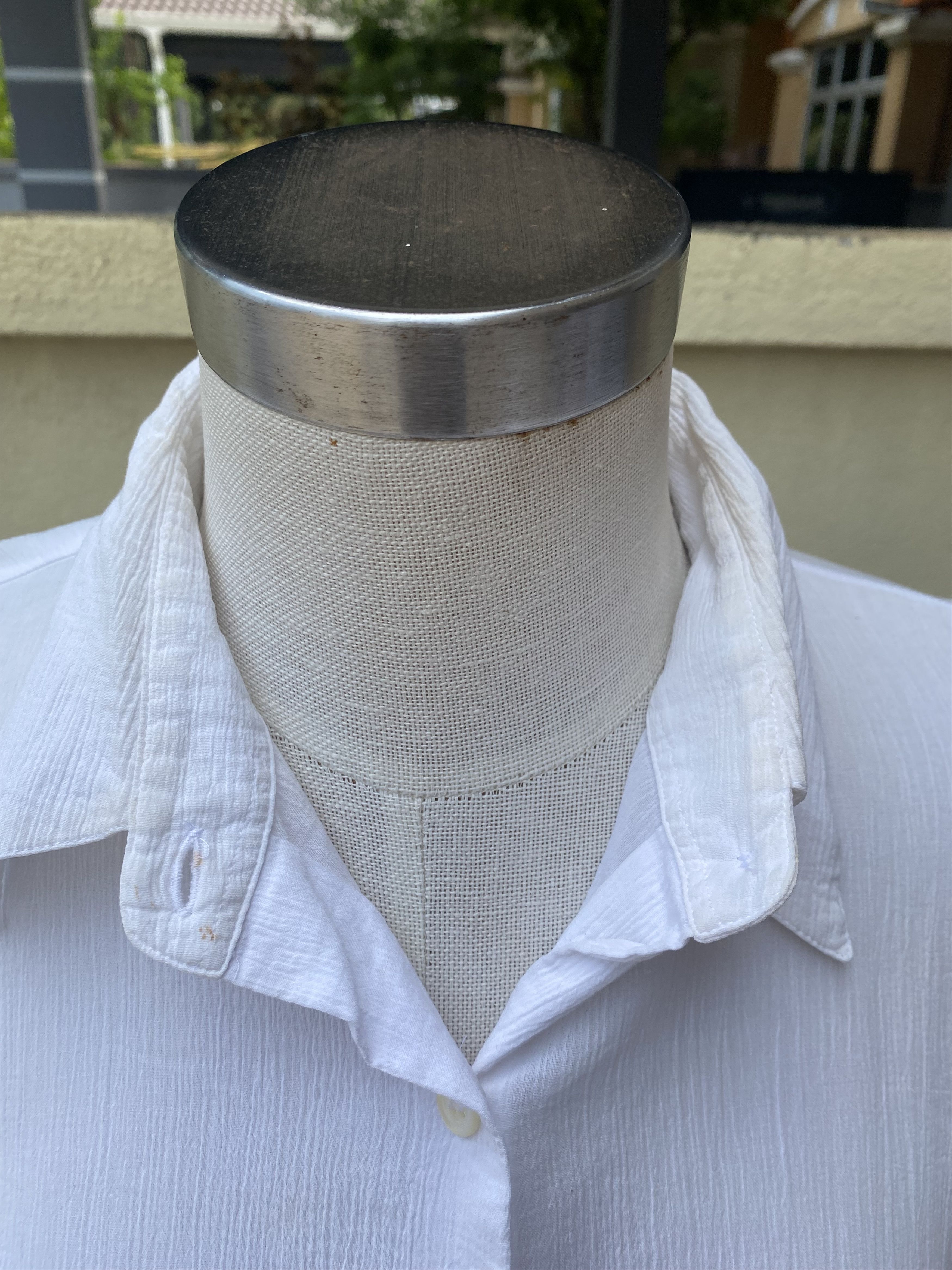 agnes b. vintage agnes b white top Size S / US 4 / IT 40 - 3 Thumbnail
