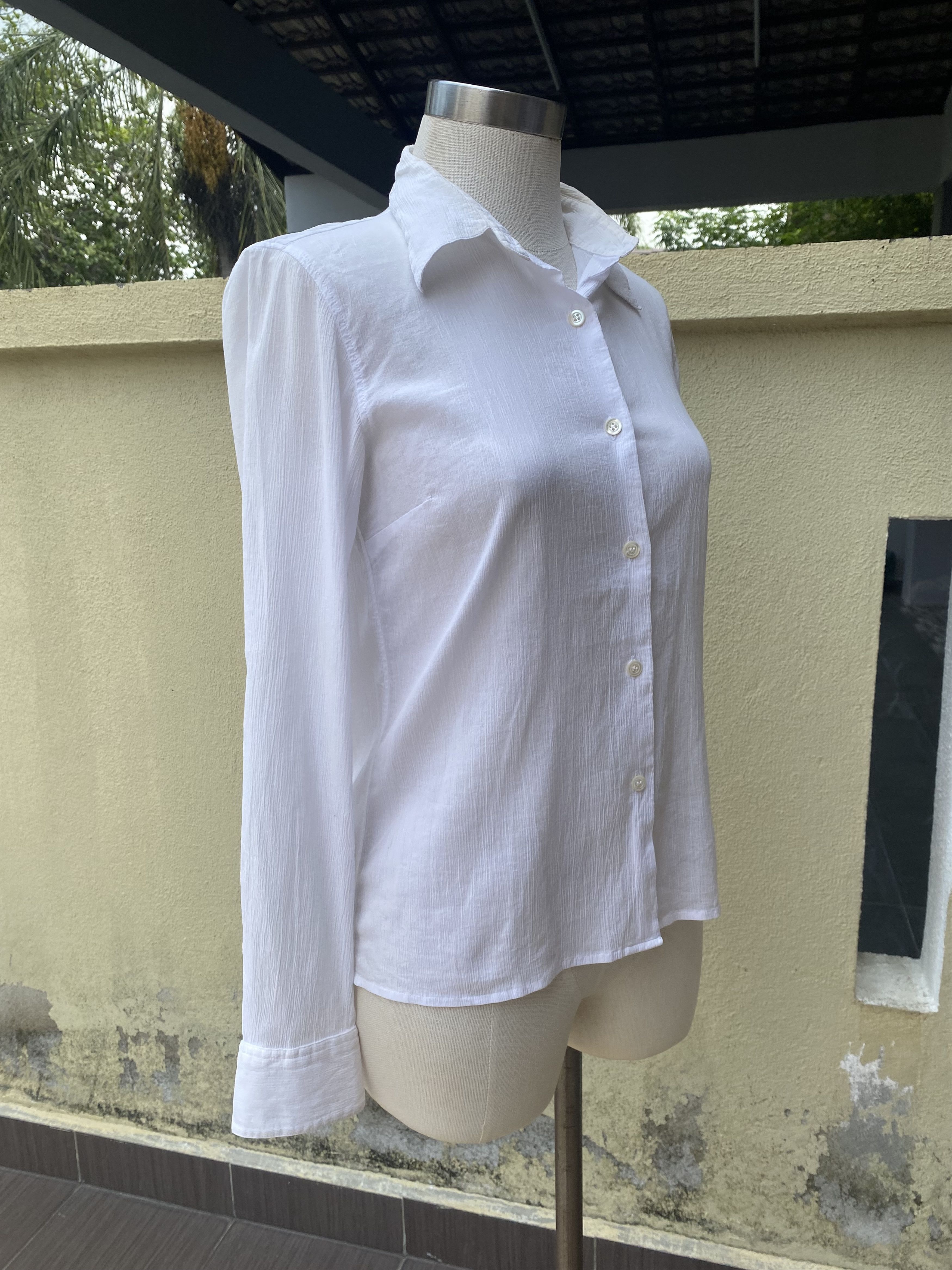 agnes b. vintage agnes b white top Size S / US 4 / IT 40 - 6 Thumbnail