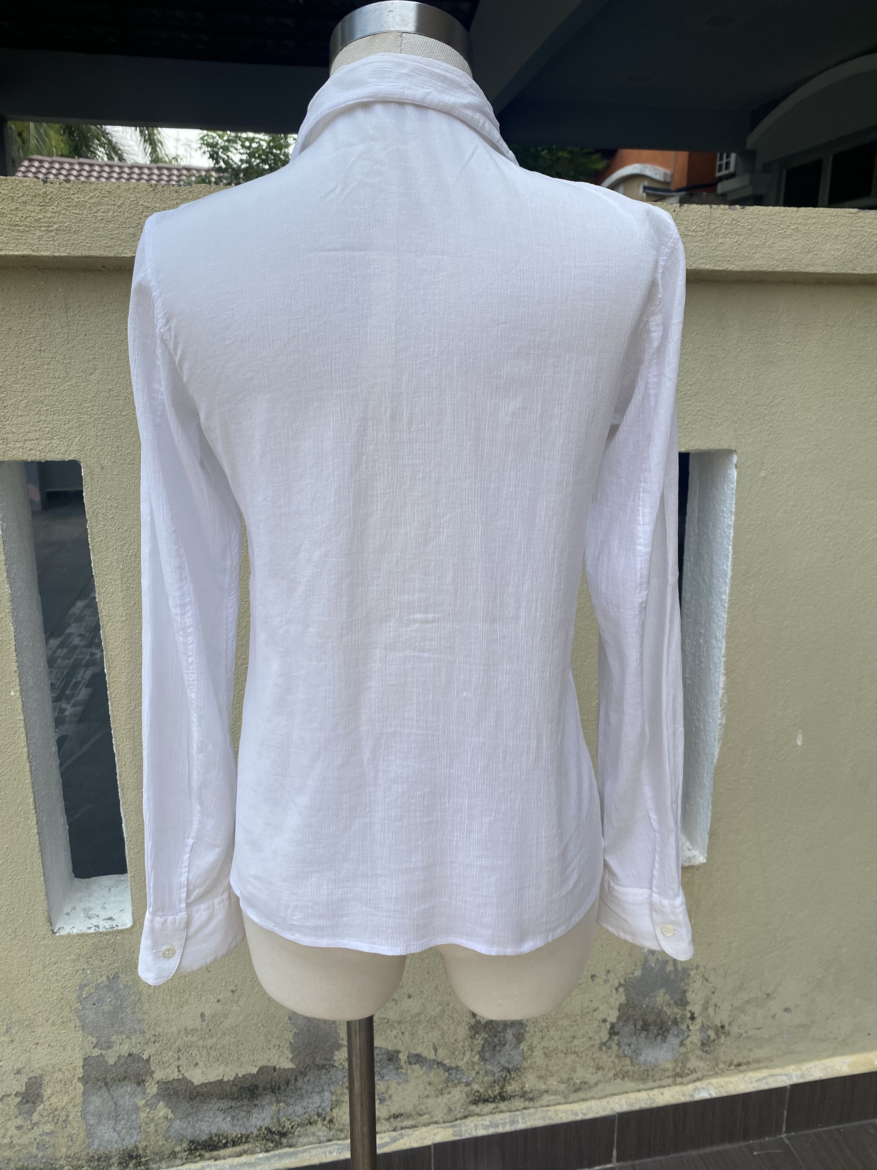 agnes b. vintage agnes b white top Size S / US 4 / IT 40 - 4 Thumbnail