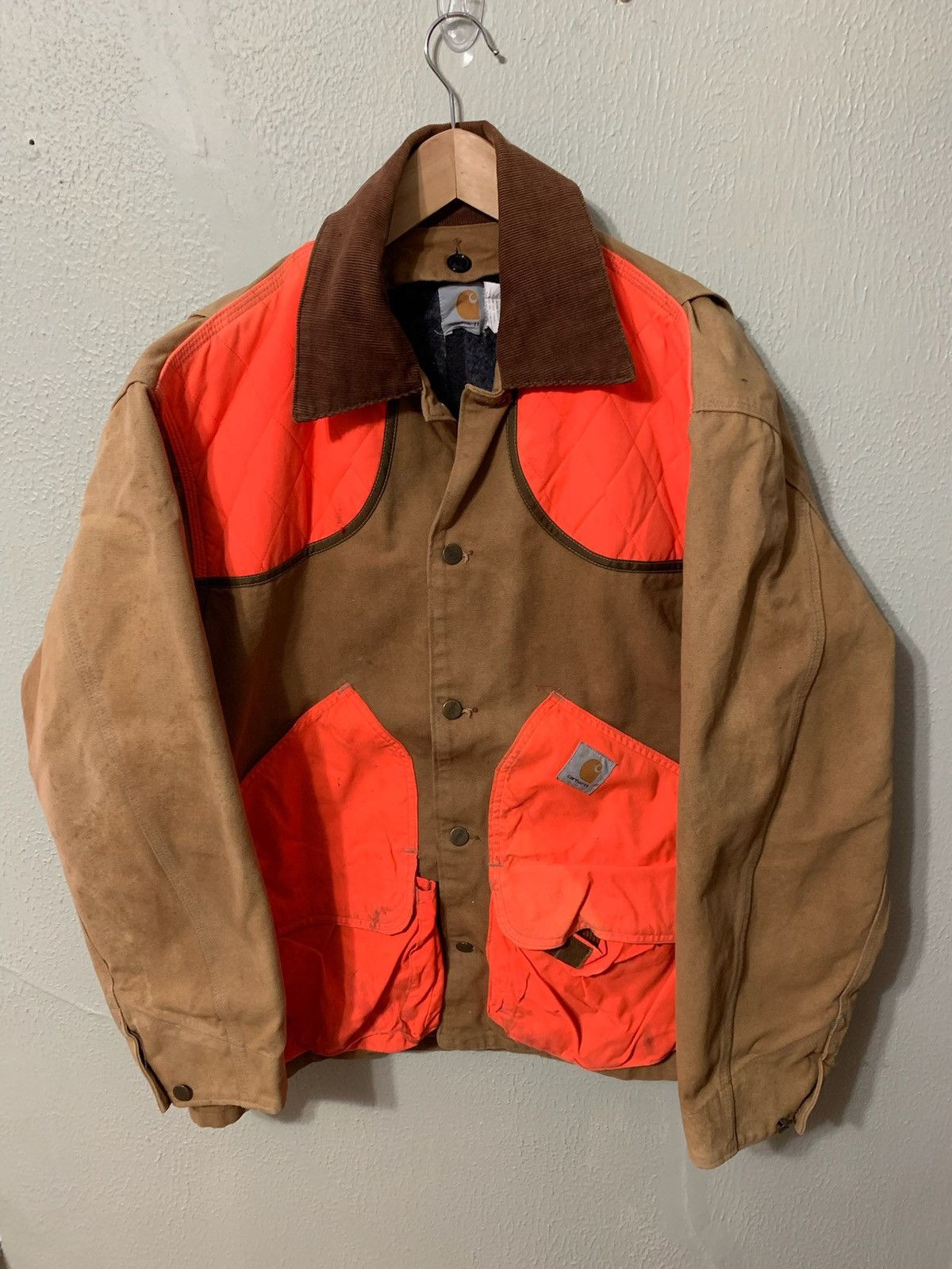 Carhartt × Vintage Vintage Carhartt Rare Hi-Vis Chore Jacket Size US XXL / EU 58 / 5 - 1 Thumbnail