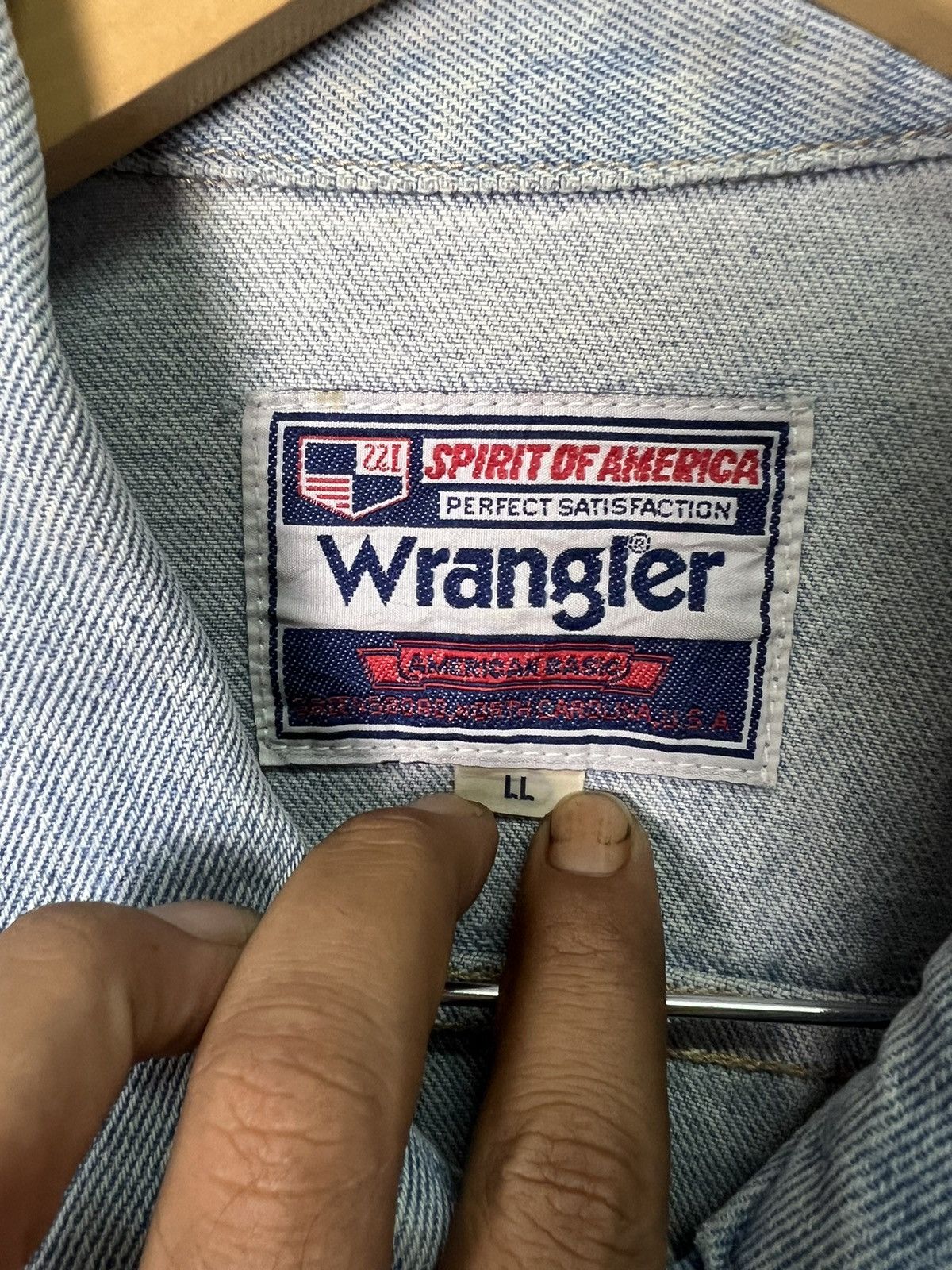 Wrangler 🔥Vintage Wrangler Denim Trucker Size US XL / EU 56 / 4 - 15 Thumbnail
