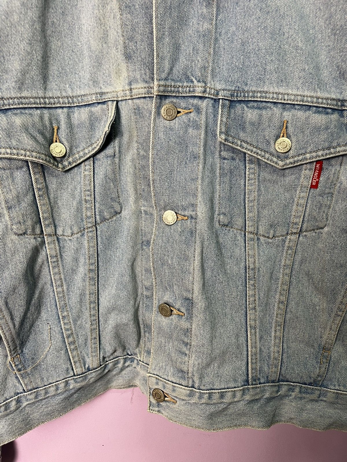 Wrangler 🔥Vintage Wrangler Denim Trucker Size US XL / EU 56 / 4 - 10 Thumbnail