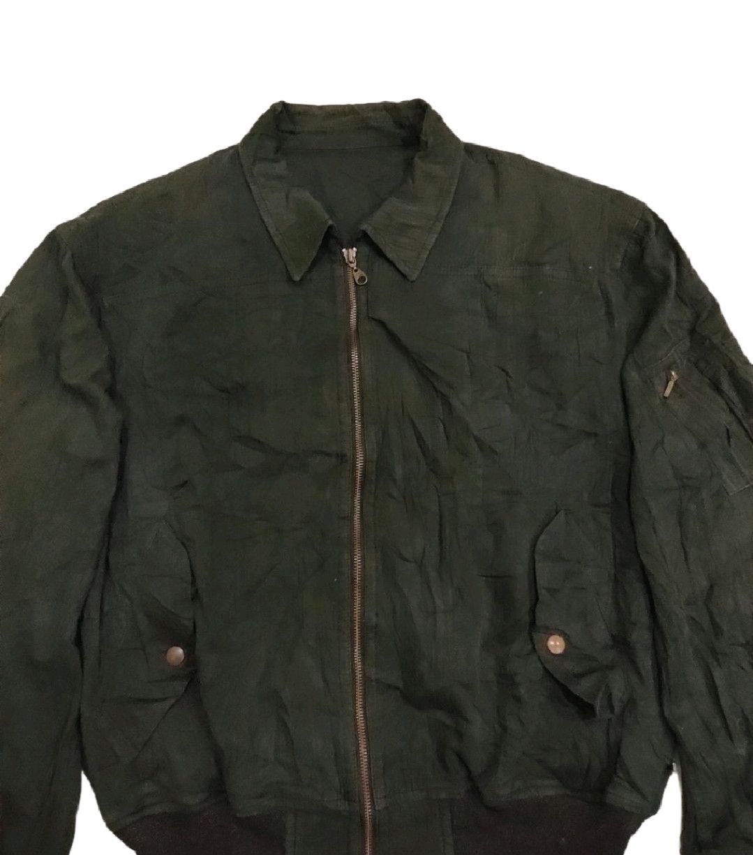 Japanese Brand 🇯🇵Vintage JUN MEN Bomber Jacket Size US M / EU 48-50 / 2 - 3 Thumbnail