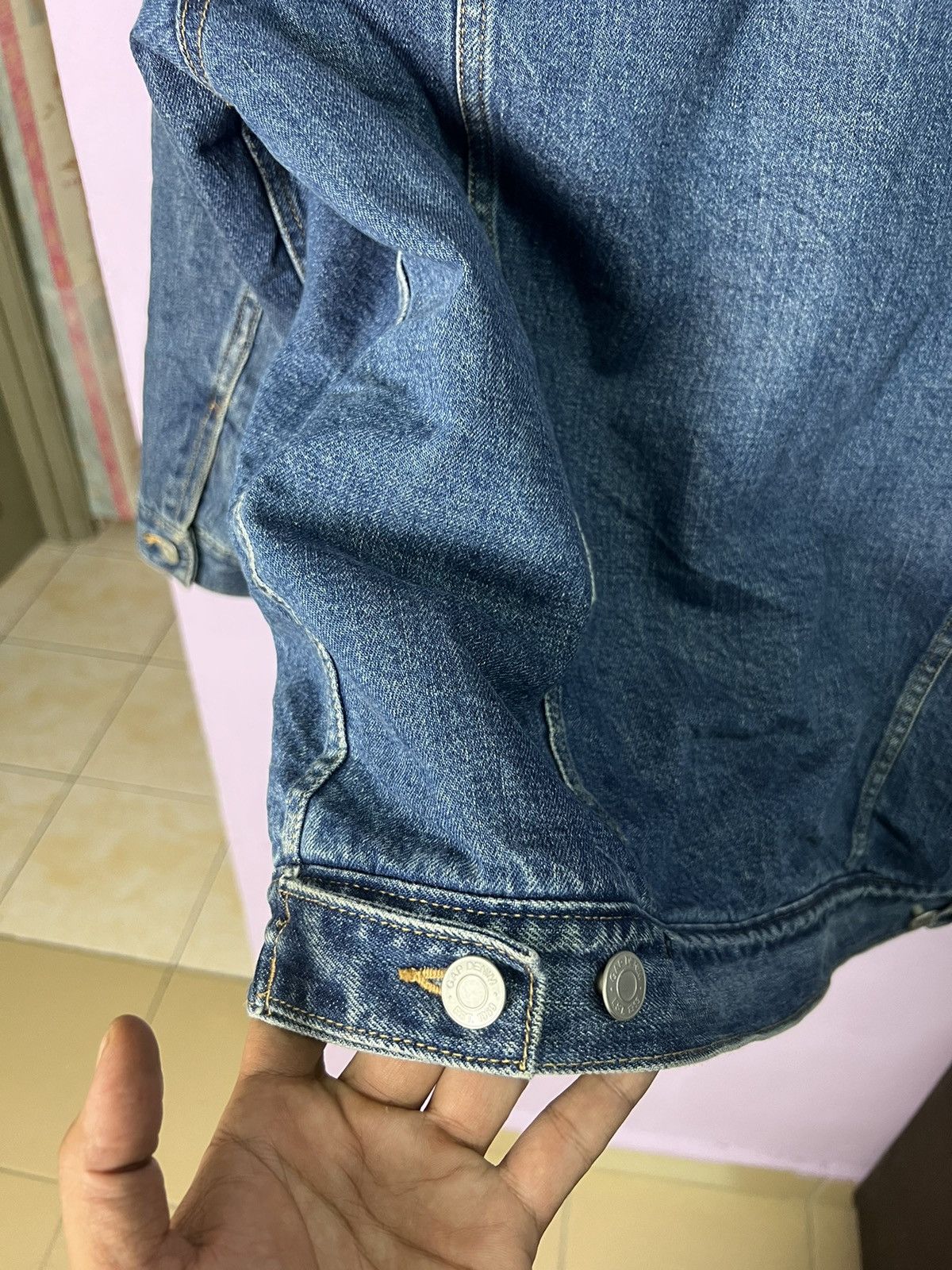 Gap 🔥Gap Denim Sherpa Jacket Size US S / EU 44-46 / 1 - 13 Thumbnail