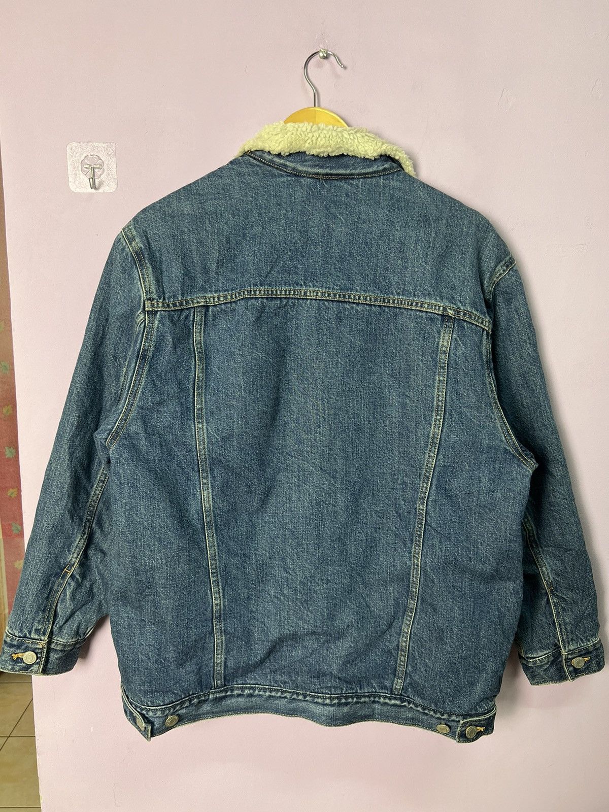 Gap 🔥Gap Denim Sherpa Jacket Size US S / EU 44-46 / 1 - 2 Thumbnail