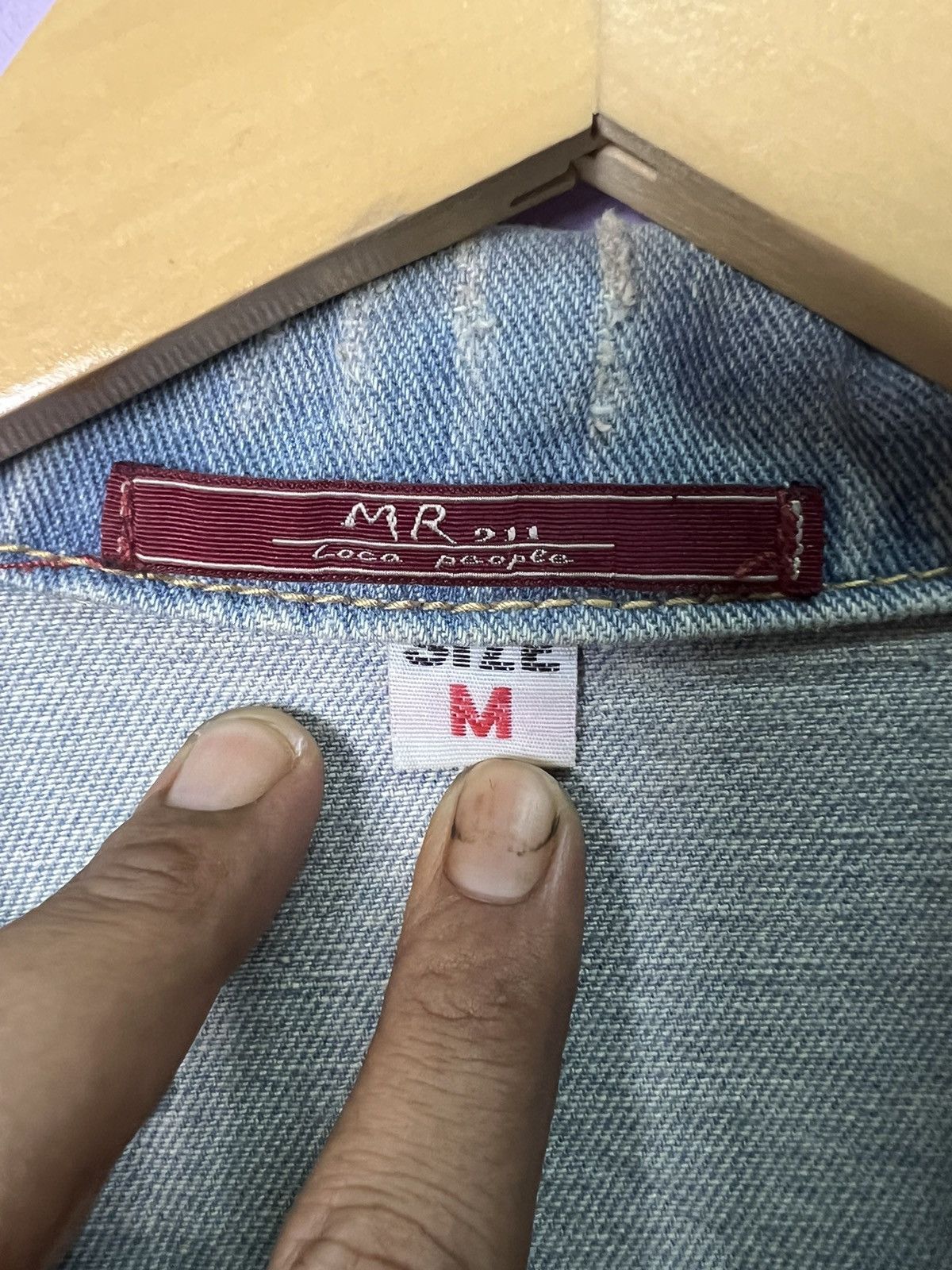 If Six Was Nine 🔥Limited Edition Side Stripe Distressed Denim Jacket Size US L / EU 52-54 / 3 - 15 Thumbnail