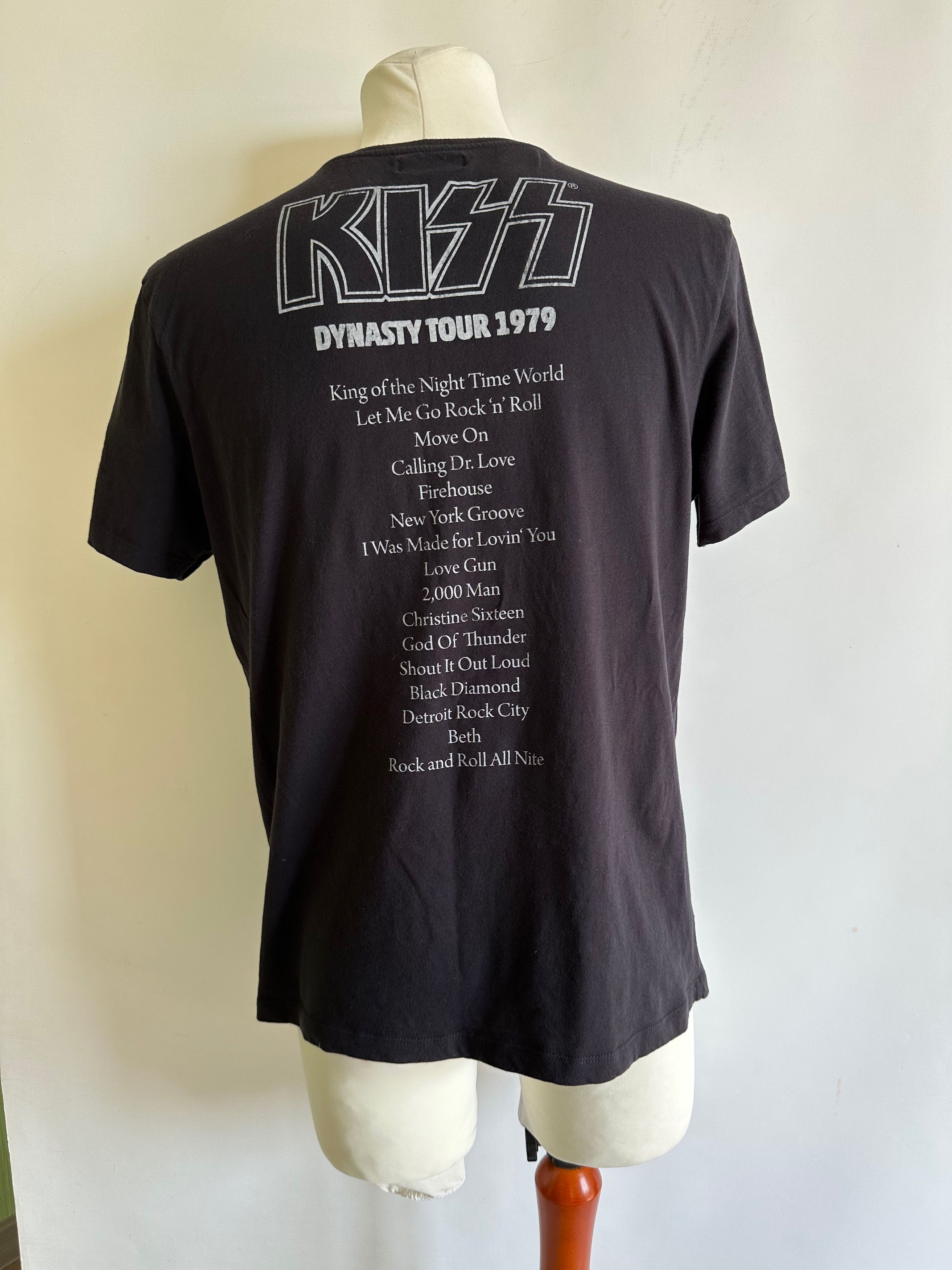 Band Tees REPRINT KISS Dynasty TOUR 1979 band t shirt tee Size US L / EU 52-54 / 3 - 5 Thumbnail