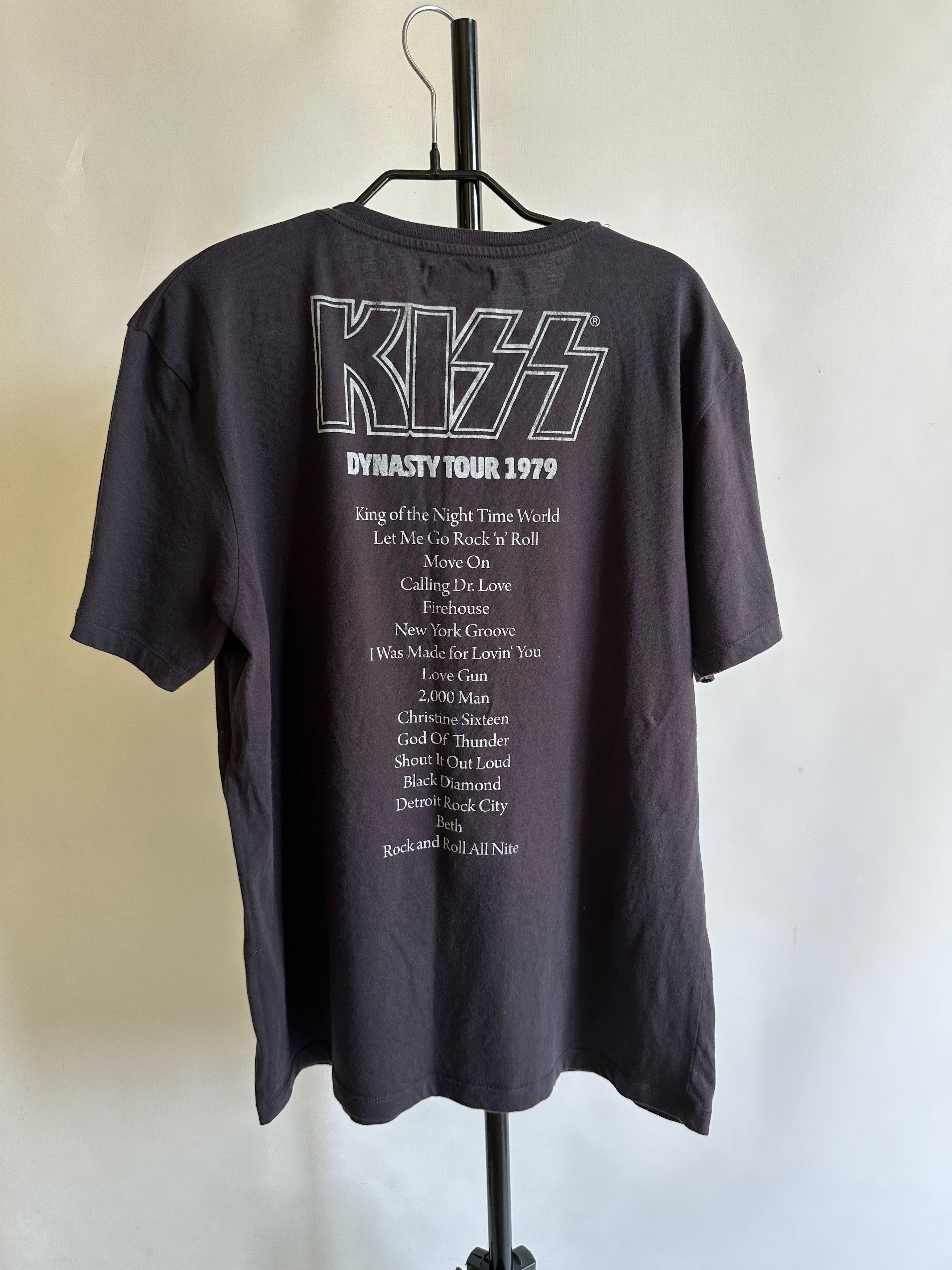 Band Tees REPRINT KISS Dynasty TOUR 1979 band t shirt tee Size US L / EU 52-54 / 3 - 8 Thumbnail