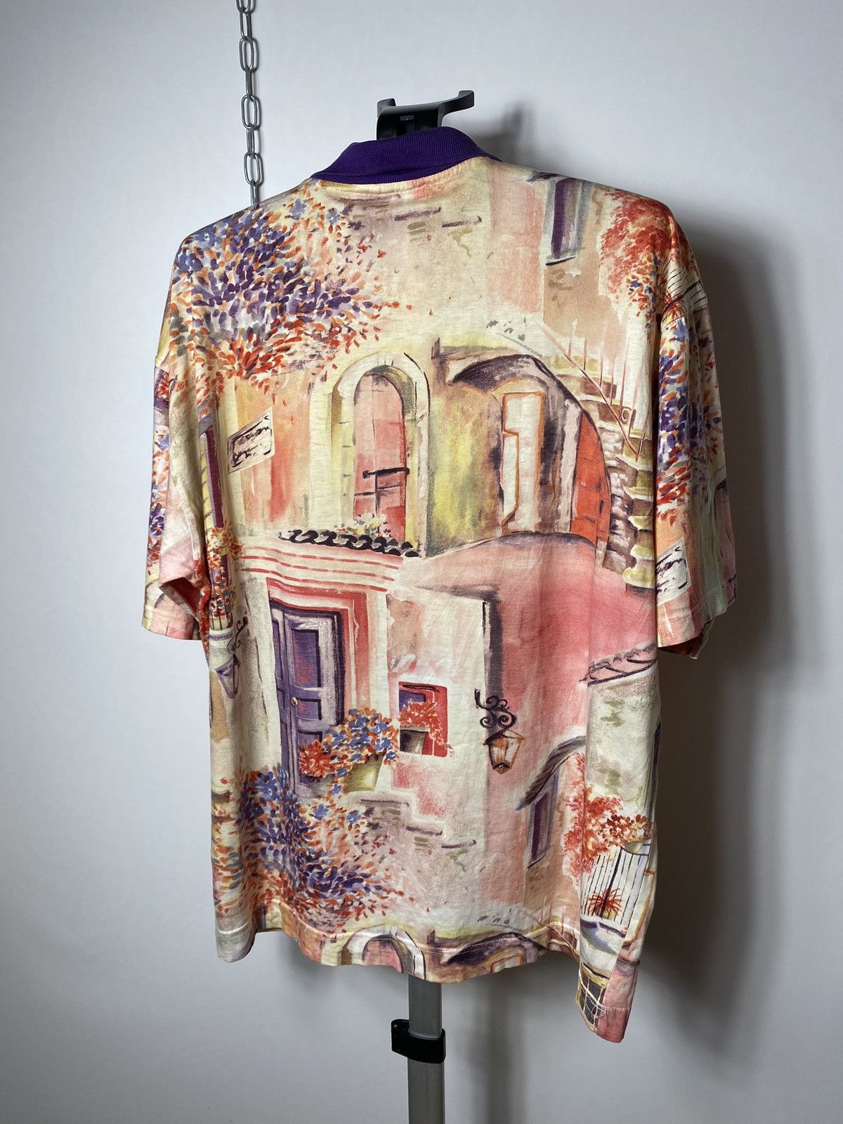 Yashi Yamamuri 1990s Yashi Yamamuri art full all over print polo size Xl Size US XL / EU 56 / 4 - 9 Thumbnail