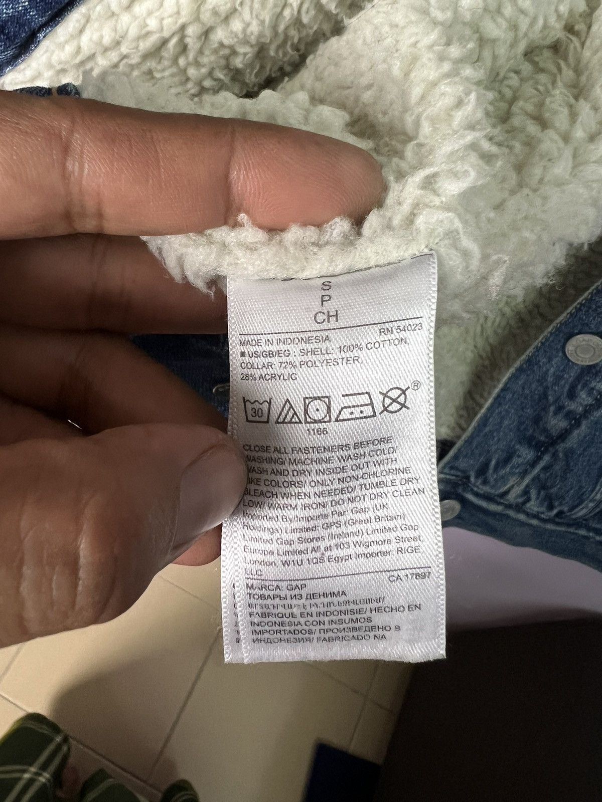 Gap 🔥Gap Denim Sherpa Jacket Size US S / EU 44-46 / 1 - 16 Thumbnail