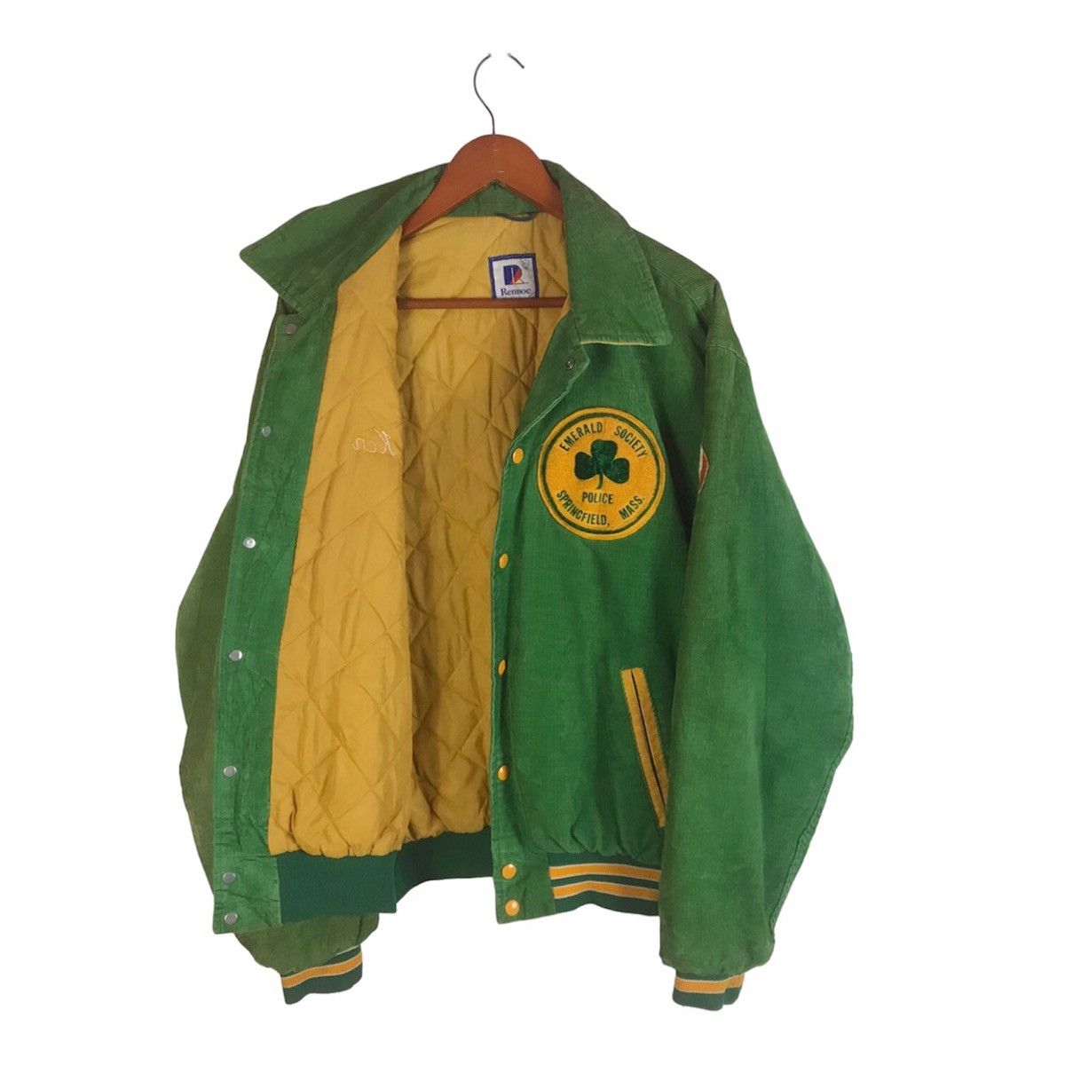 Rennoc × Vintage Vtg 70’s Rennoc Police Emerald Society Springfield Varsity Size US XL / EU 56 / 4 - 3 Thumbnail