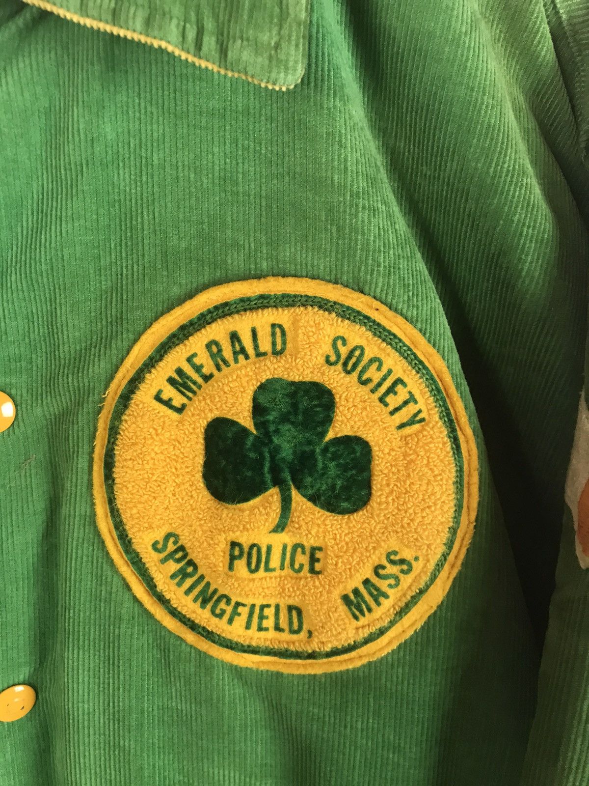 Rennoc × Vintage Vtg 70’s Rennoc Police Emerald Society Springfield Varsity Size US XL / EU 56 / 4 - 9 Thumbnail