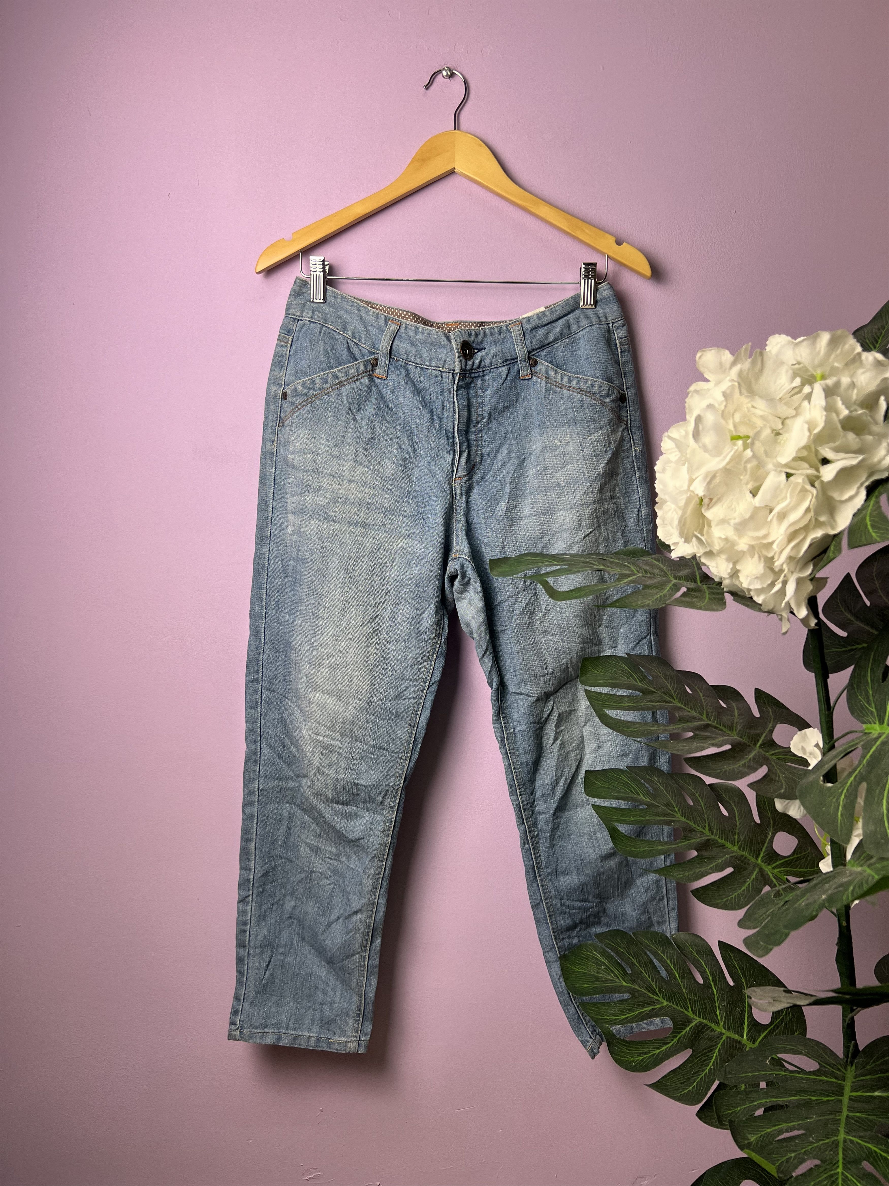 Japanese Brand 🔥Cropped Tokyo Yamamoto Light Denim Size US 30 / EU 46 - 1 Thumbnail