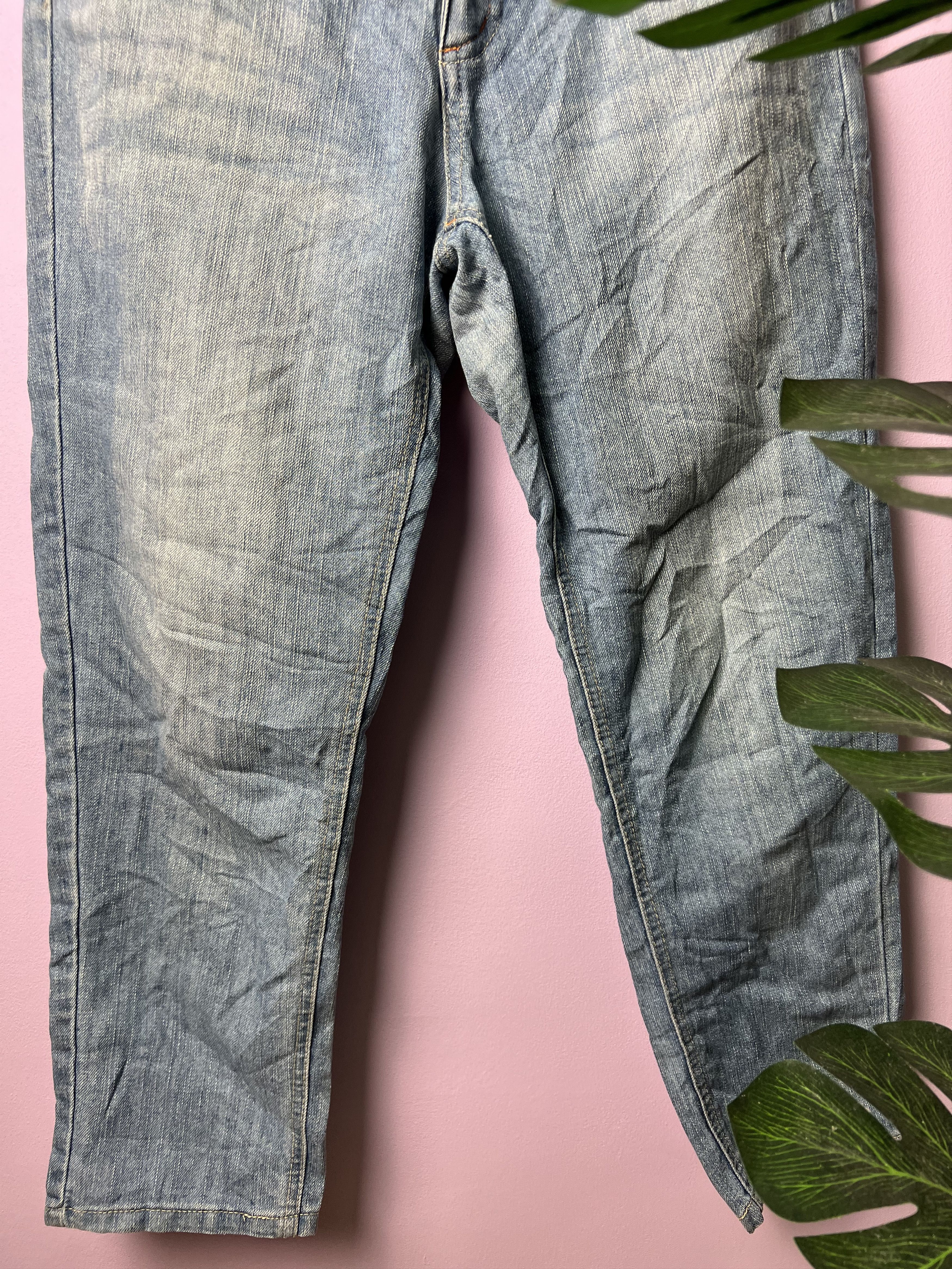 Japanese Brand 🔥Cropped Tokyo Yamamoto Light Denim Size US 30 / EU 46 - 6 Thumbnail