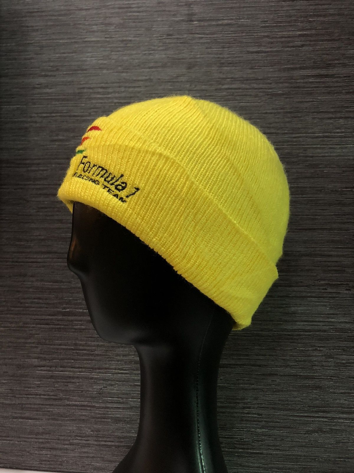 Benetton × Vintage Benetton Formula 1 Racing Team Beanie Size ONE SIZE - 3 Thumbnail