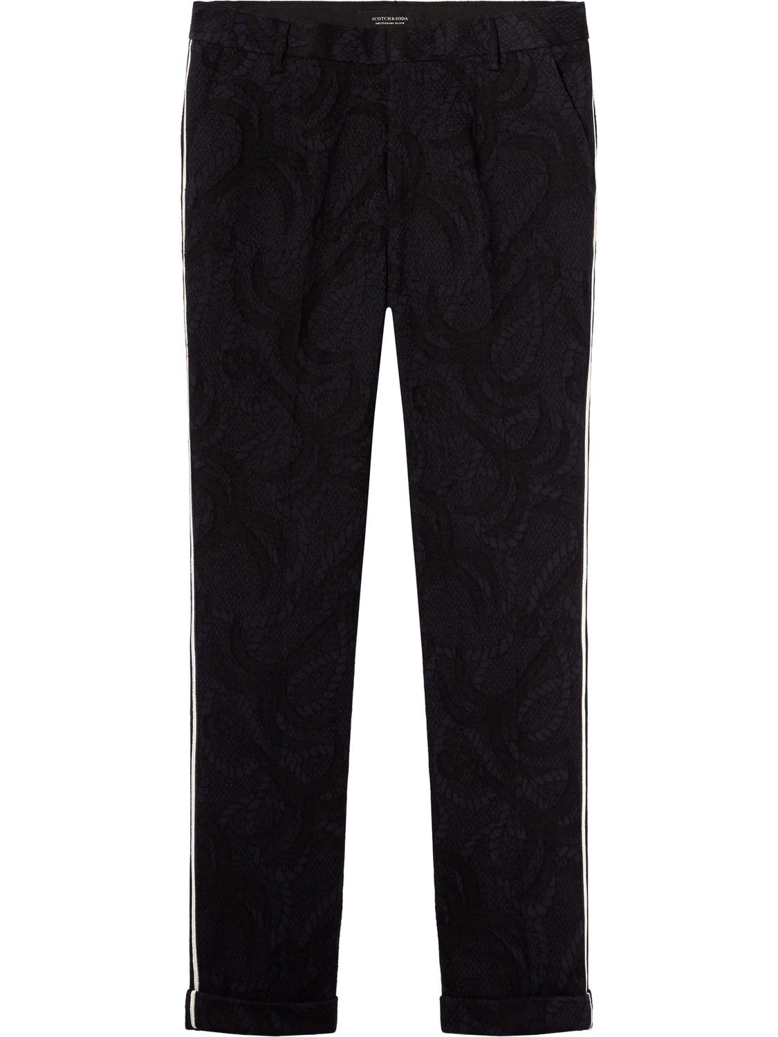 Scotch & Soda Scotch & Soda Clean Jacquard Wool Blend Chino Pants Size 28" / US 6 / IT 42 - 3 Thumbnail