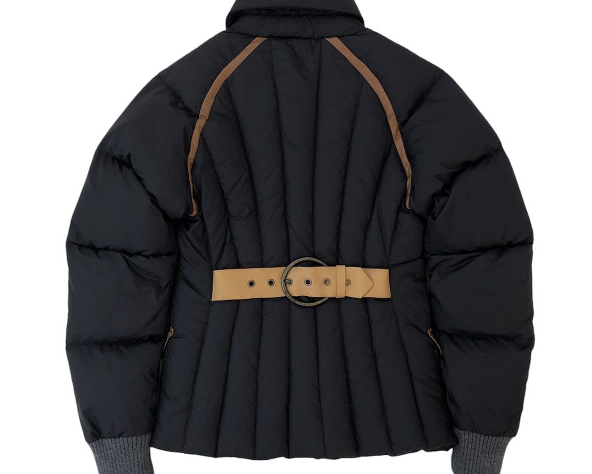 Just Cavalli Justcavalli Puffer Down Feathers Line Leather Women Jacket Size ONE SIZE - 4 Thumbnail