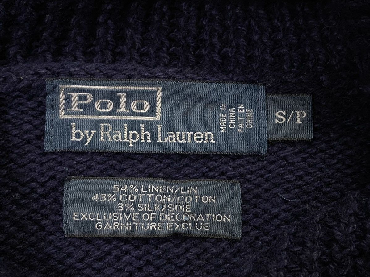 Polo Ralph Lauren × Ralph Lauren × Vintage Vintage Polo Ralph Lauren American Flag Crewneck Sweater Size US M / EU 48-50 / 2 - 8 Thumbnail