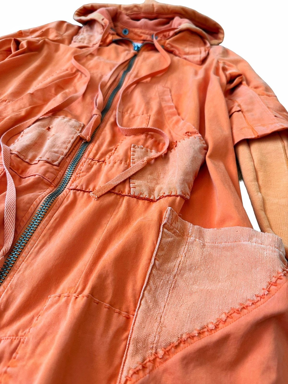 Greg Lauren Sz2 2017 Hybrid Orange Patchwork Upcycled Military Materials Size US M / EU 48-50 / 2 - 4 Thumbnail