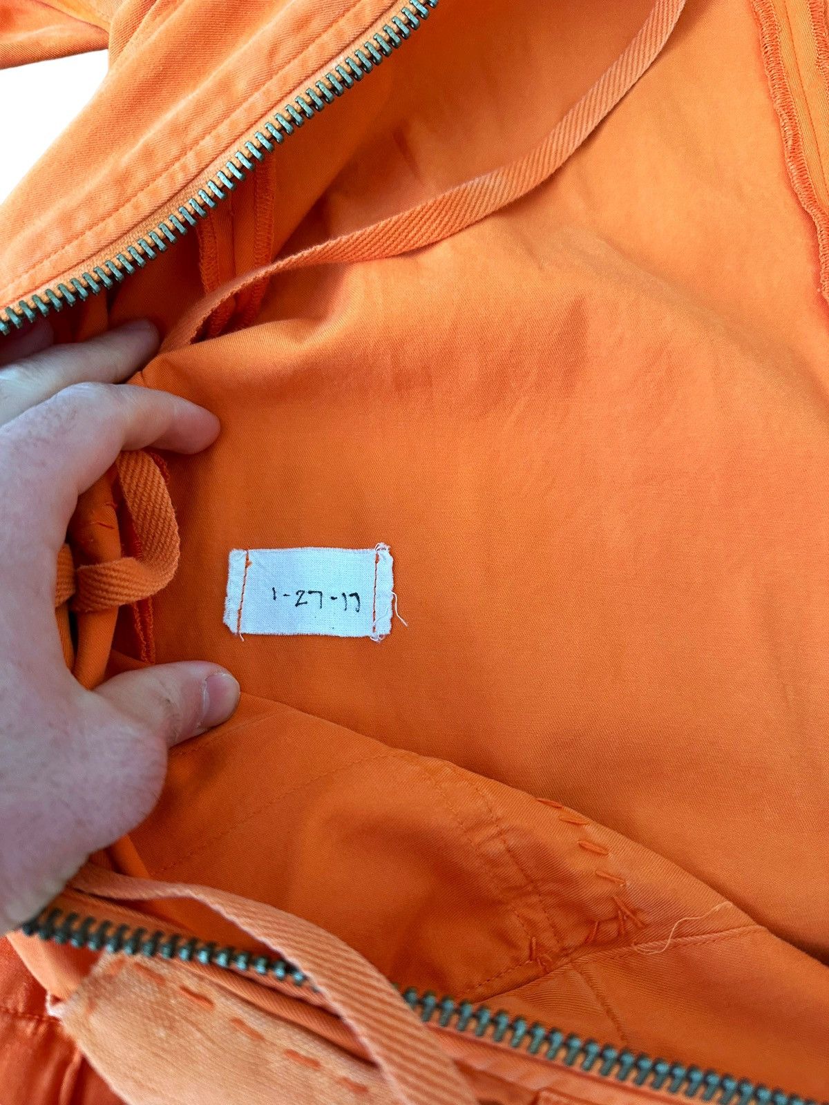 Greg Lauren Sz2 2017 Hybrid Orange Patchwork Upcycled Military Materials Size US M / EU 48-50 / 2 - 9 Thumbnail