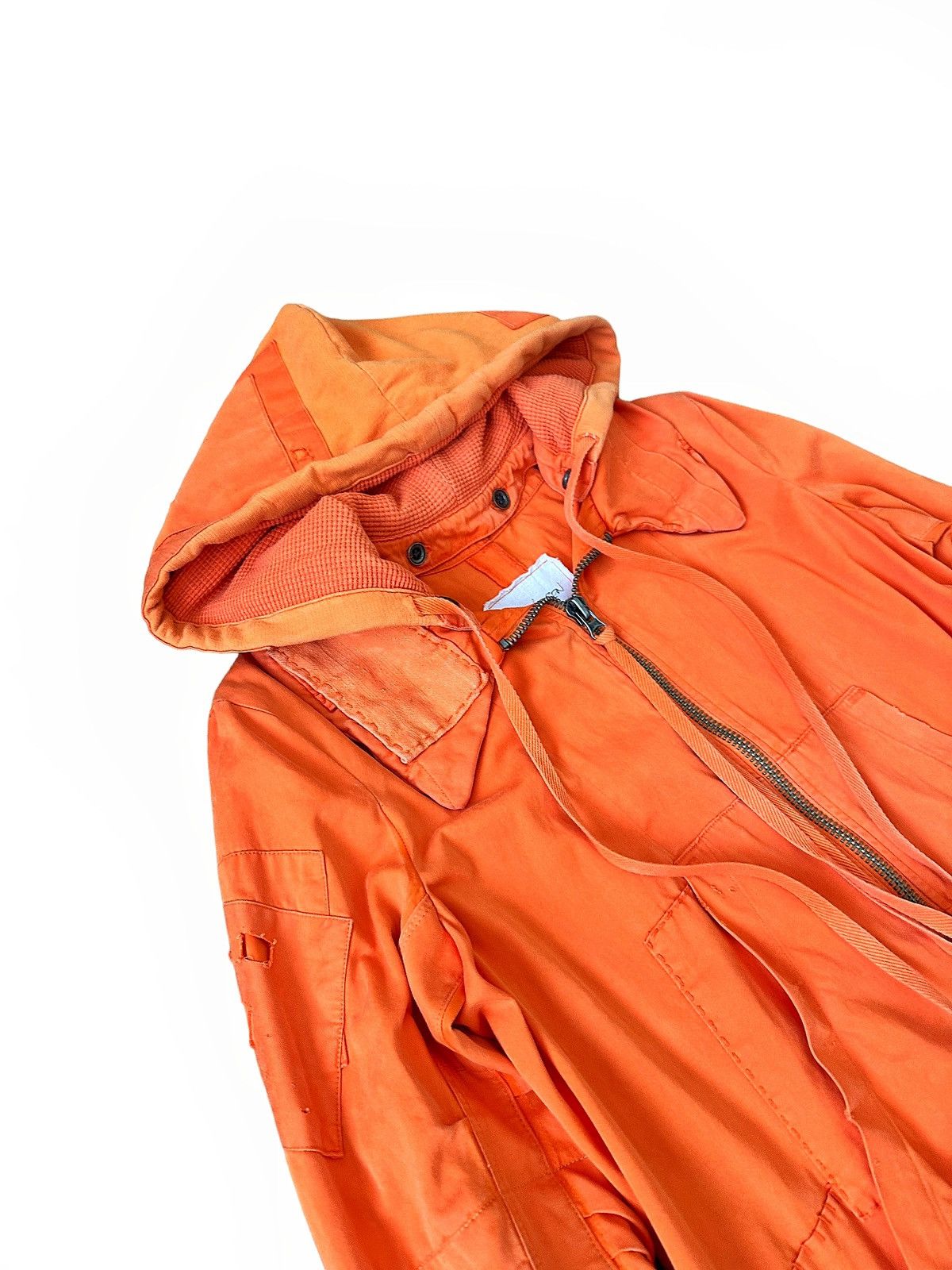 Greg Lauren Sz2 2017 Hybrid Orange Patchwork Upcycled Military Materials Size US M / EU 48-50 / 2 - 2 Thumbnail