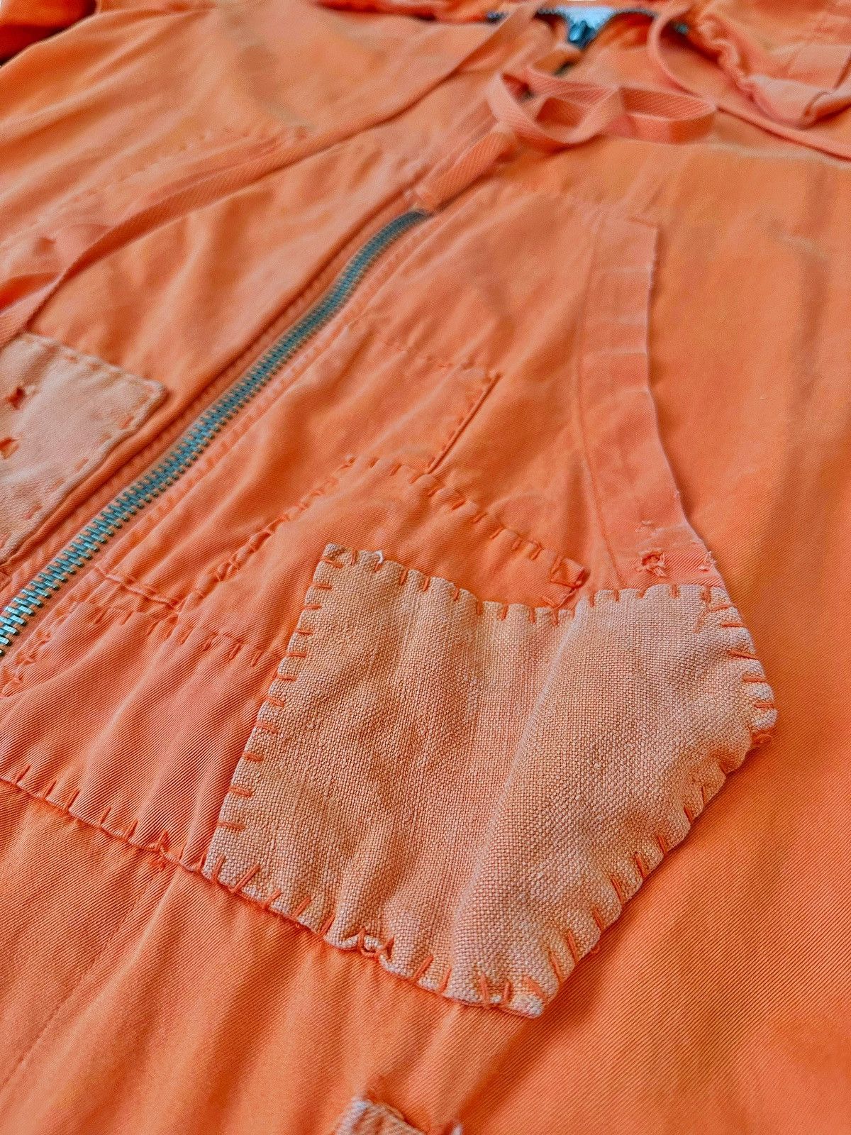 Greg Lauren Sz2 2017 Hybrid Orange Patchwork Upcycled Military Materials Size US M / EU 48-50 / 2 - 12 Thumbnail