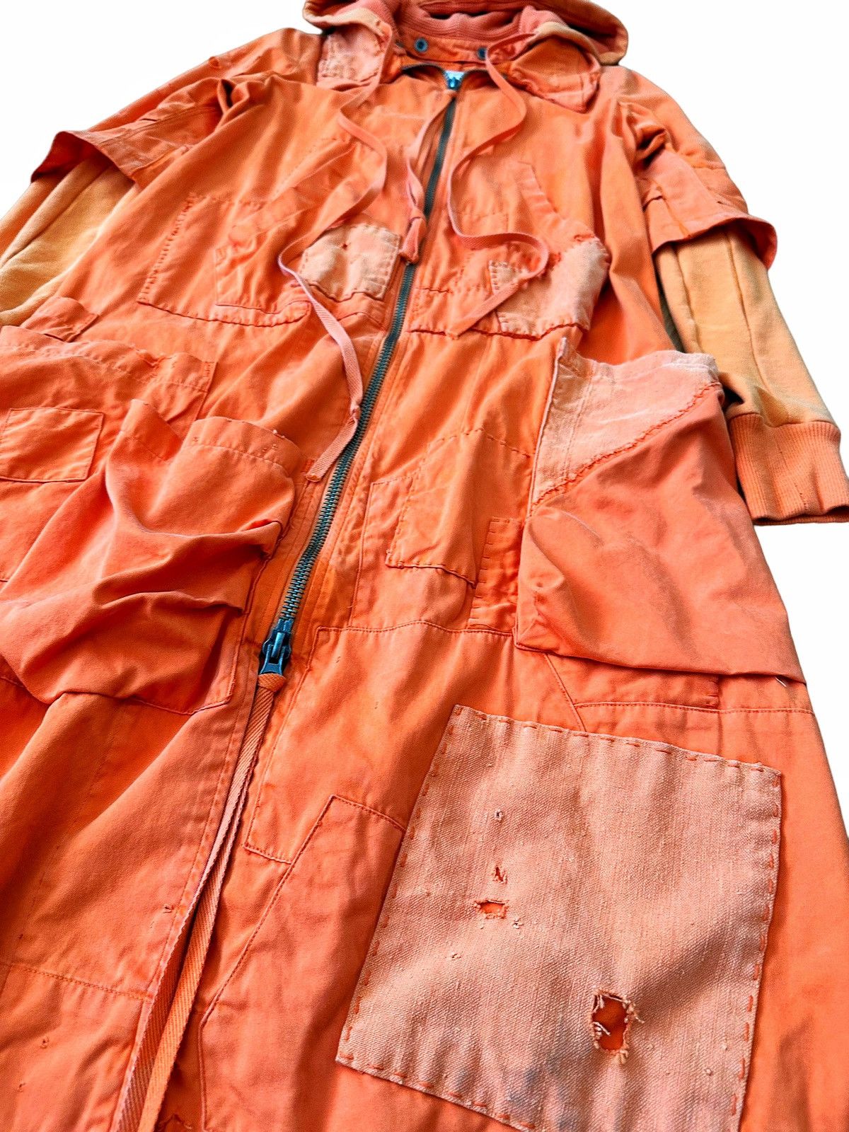 Greg Lauren Sz2 2017 Hybrid Orange Patchwork Upcycled Military Materials Size US M / EU 48-50 / 2 - 3 Thumbnail