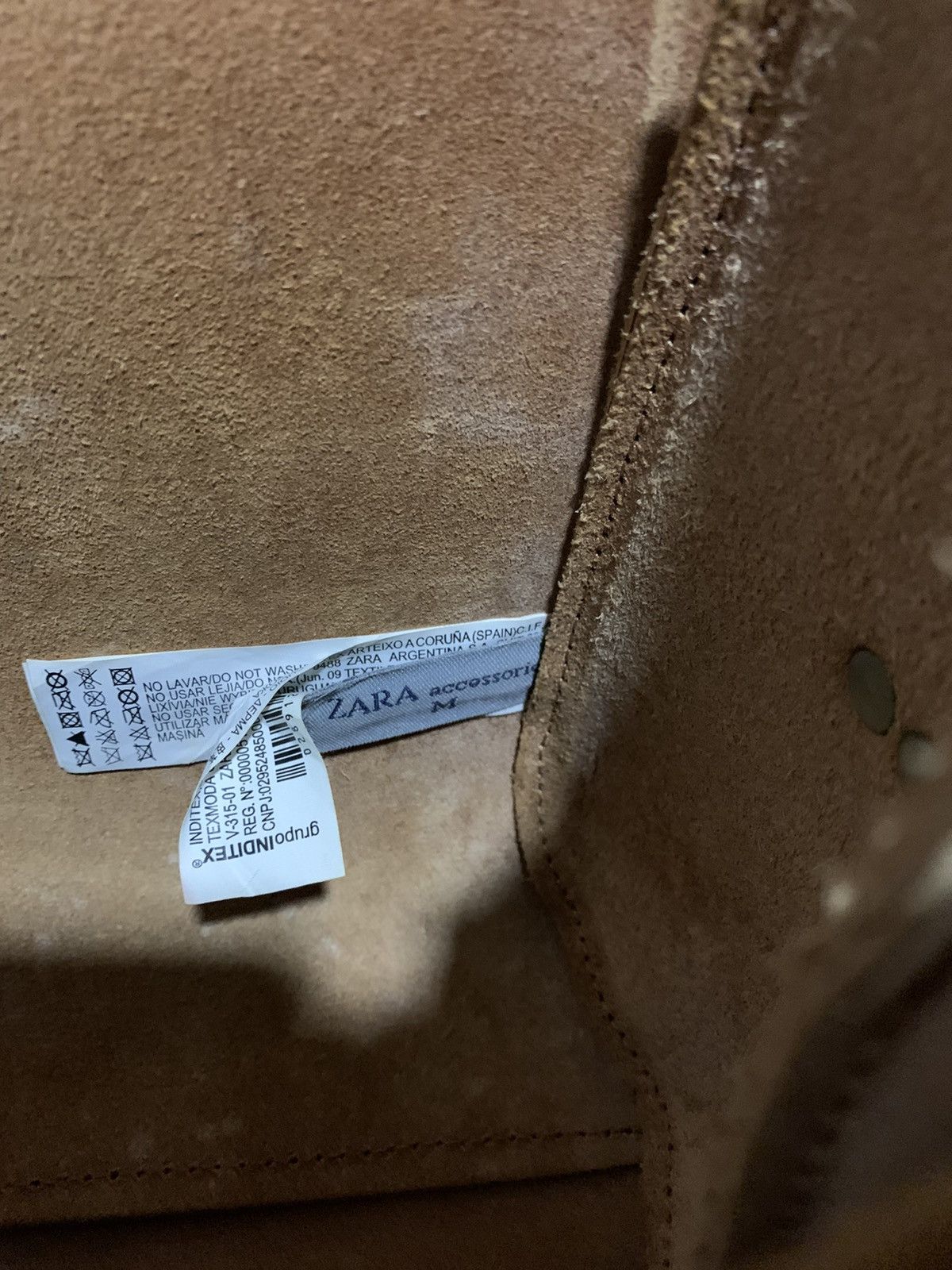 Leather × Zara Zara Leather Handbag studded Size ONE SIZE - 6 Thumbnail
