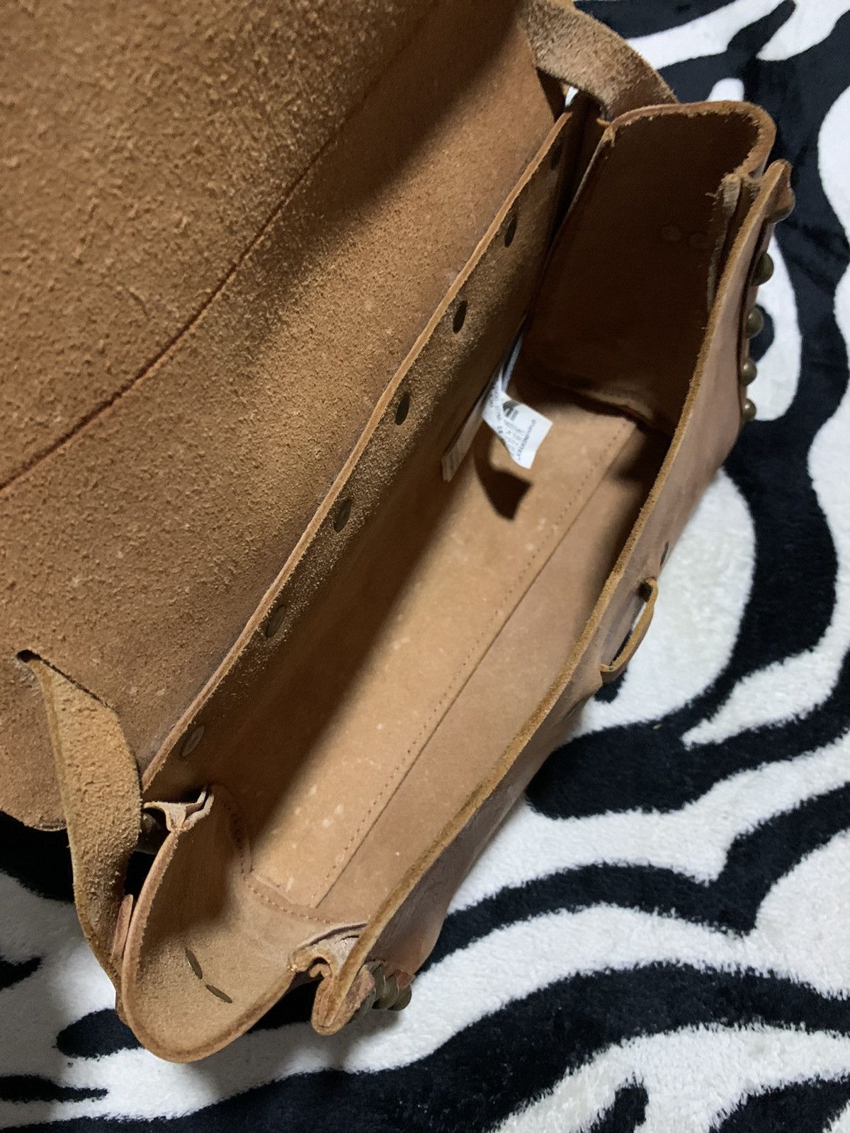 Leather × Zara Zara Leather Handbag studded Size ONE SIZE - 5 Thumbnail