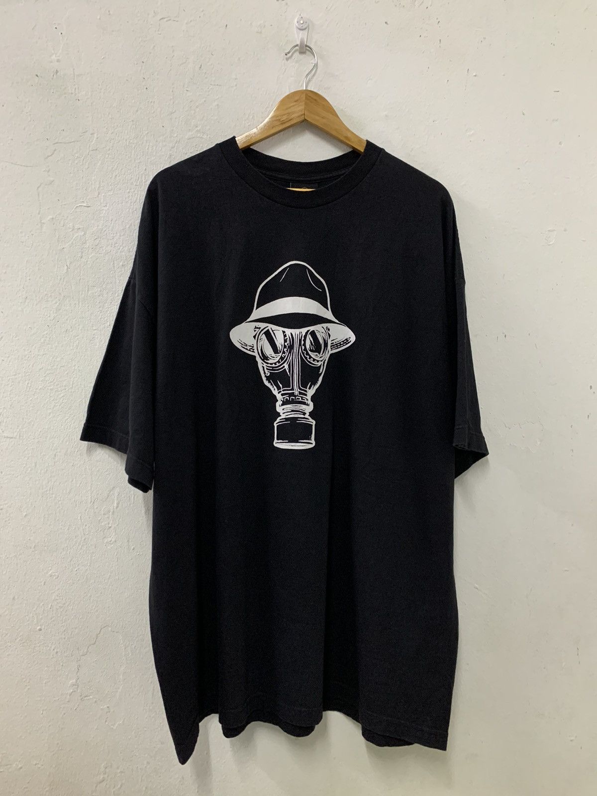 image of Rap Tees The Psycho Realm Mask Printed Graphic in Black, Men's (Size 2XL)