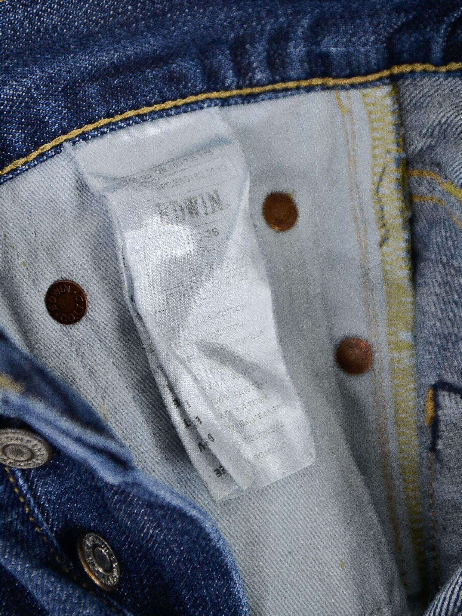 Edwin Edwin Japan Denim Pants Jeans 30x32 Size US 30 / EU 46 - 9 Thumbnail