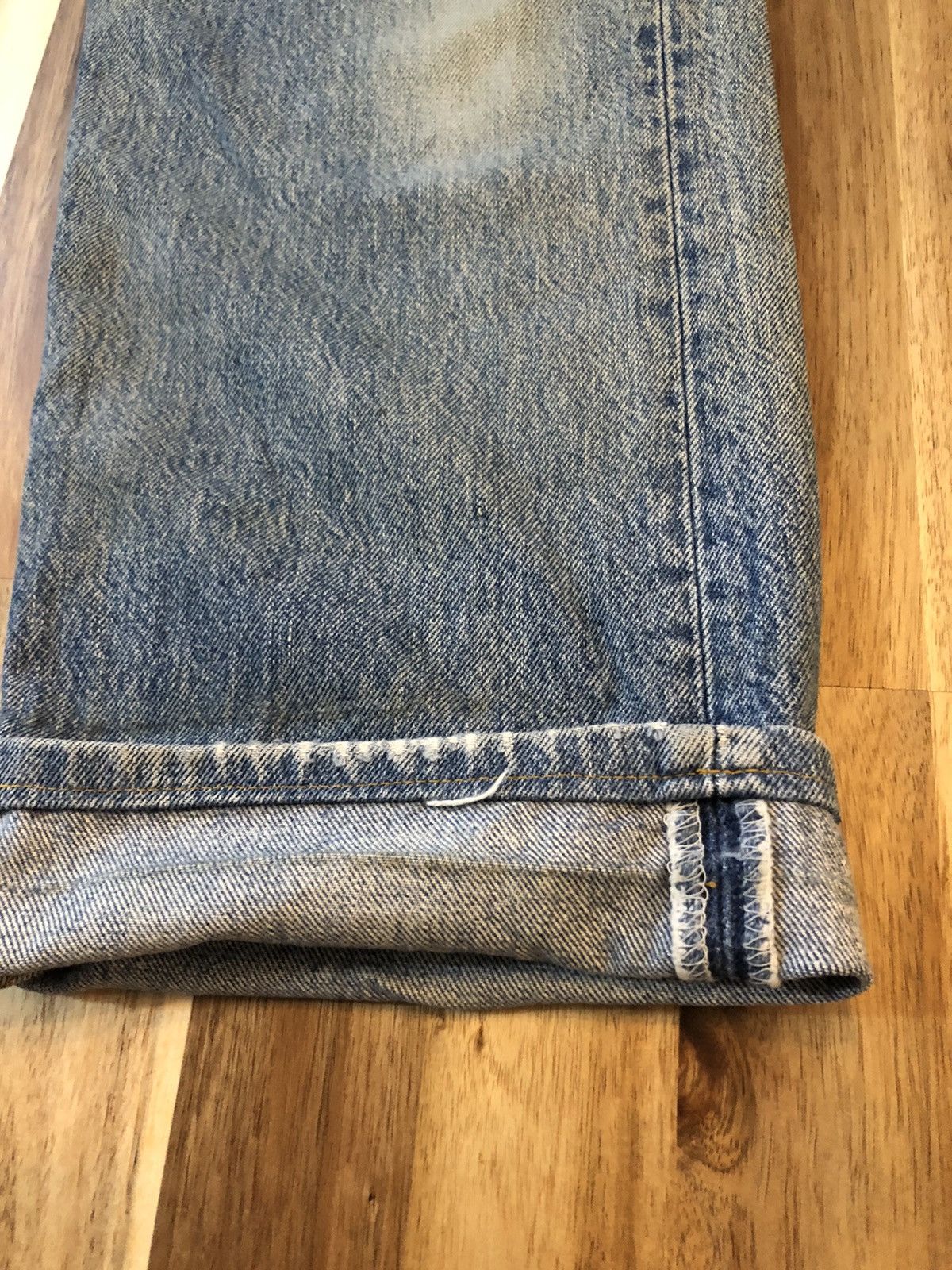 Levi's Vintage Levis 501 Button 524 Custom Denim Jeans Size US 34 / EU 50 - 5 Thumbnail