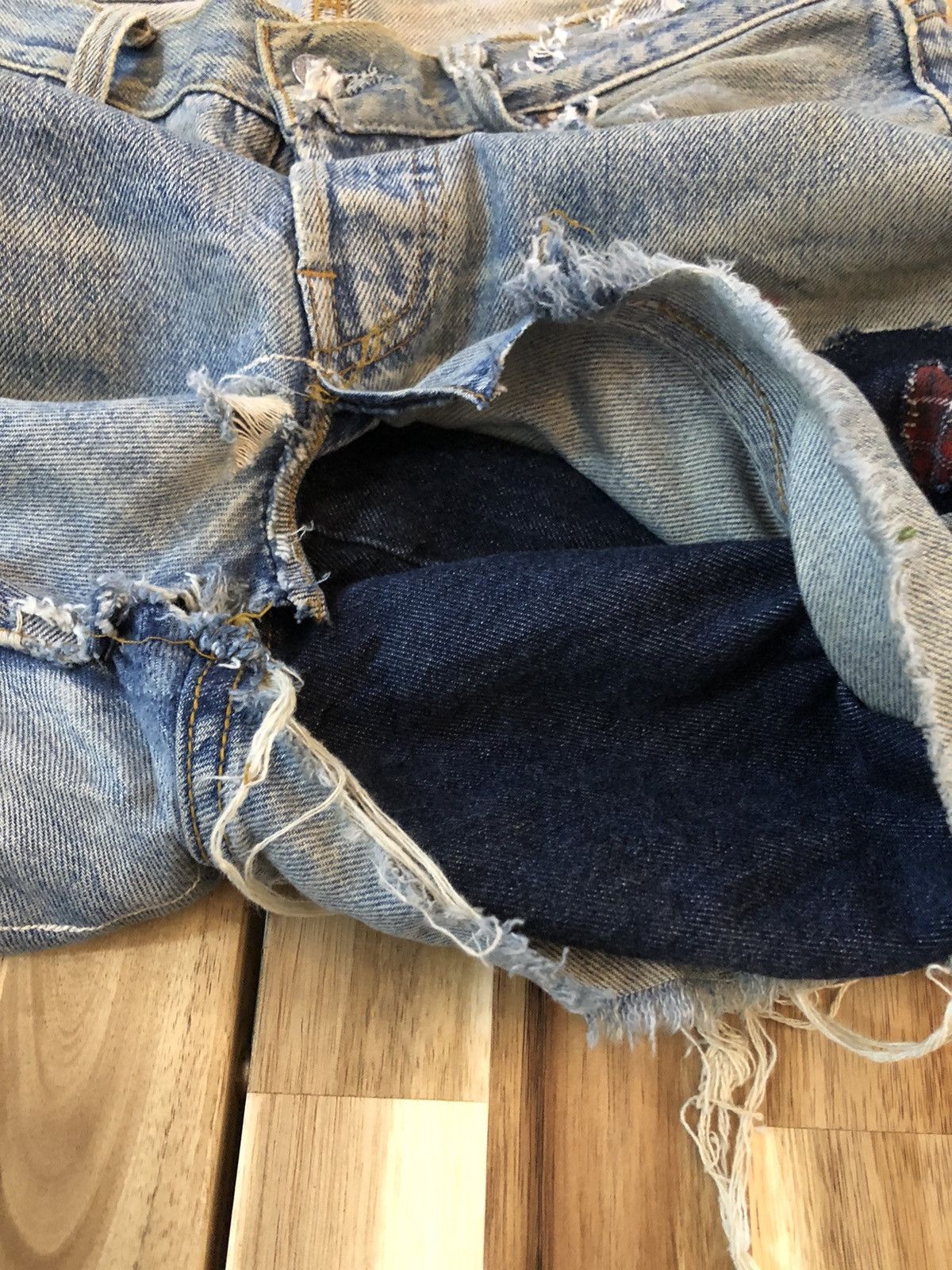 Levi's Vintage Levis 501 Button 524 Custom Denim Jeans Size US 34 / EU 50 - 8 Thumbnail