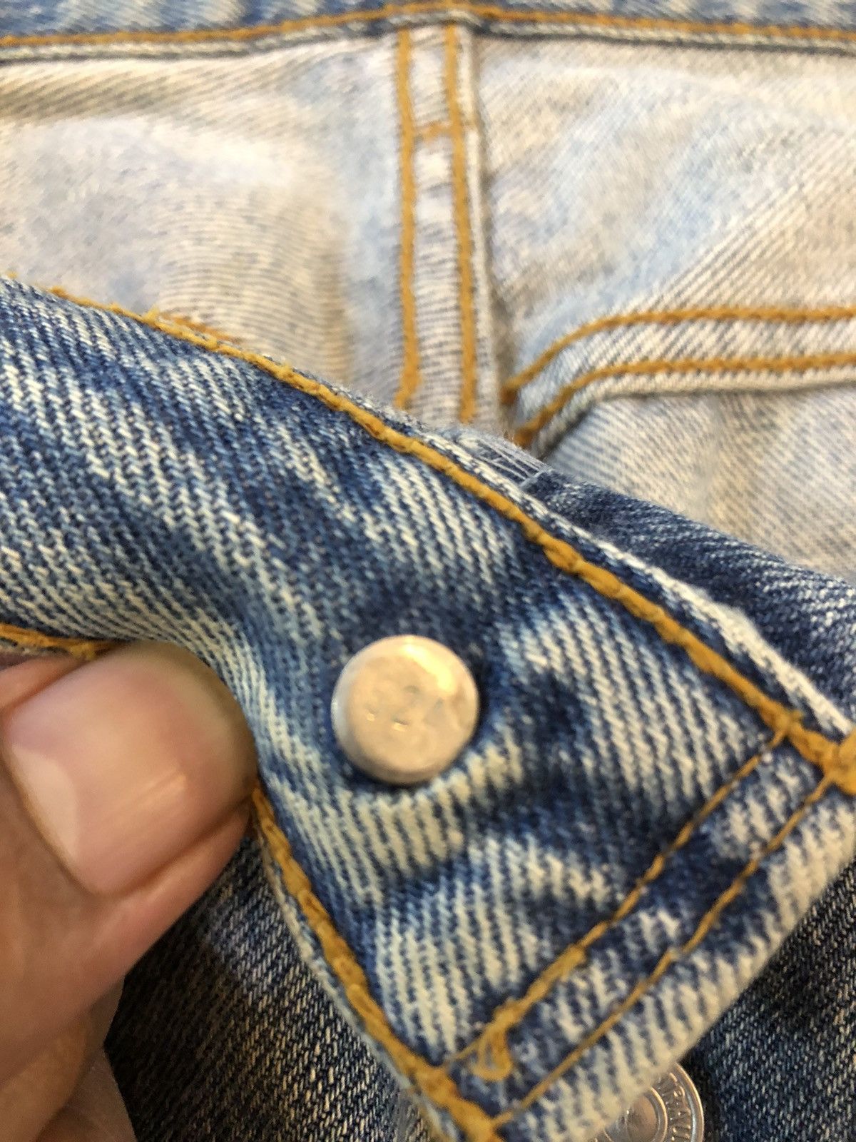 Levi's Vintage Levis 501 Button 524 Custom Denim Jeans Size US 34 / EU 50 - 16 Thumbnail