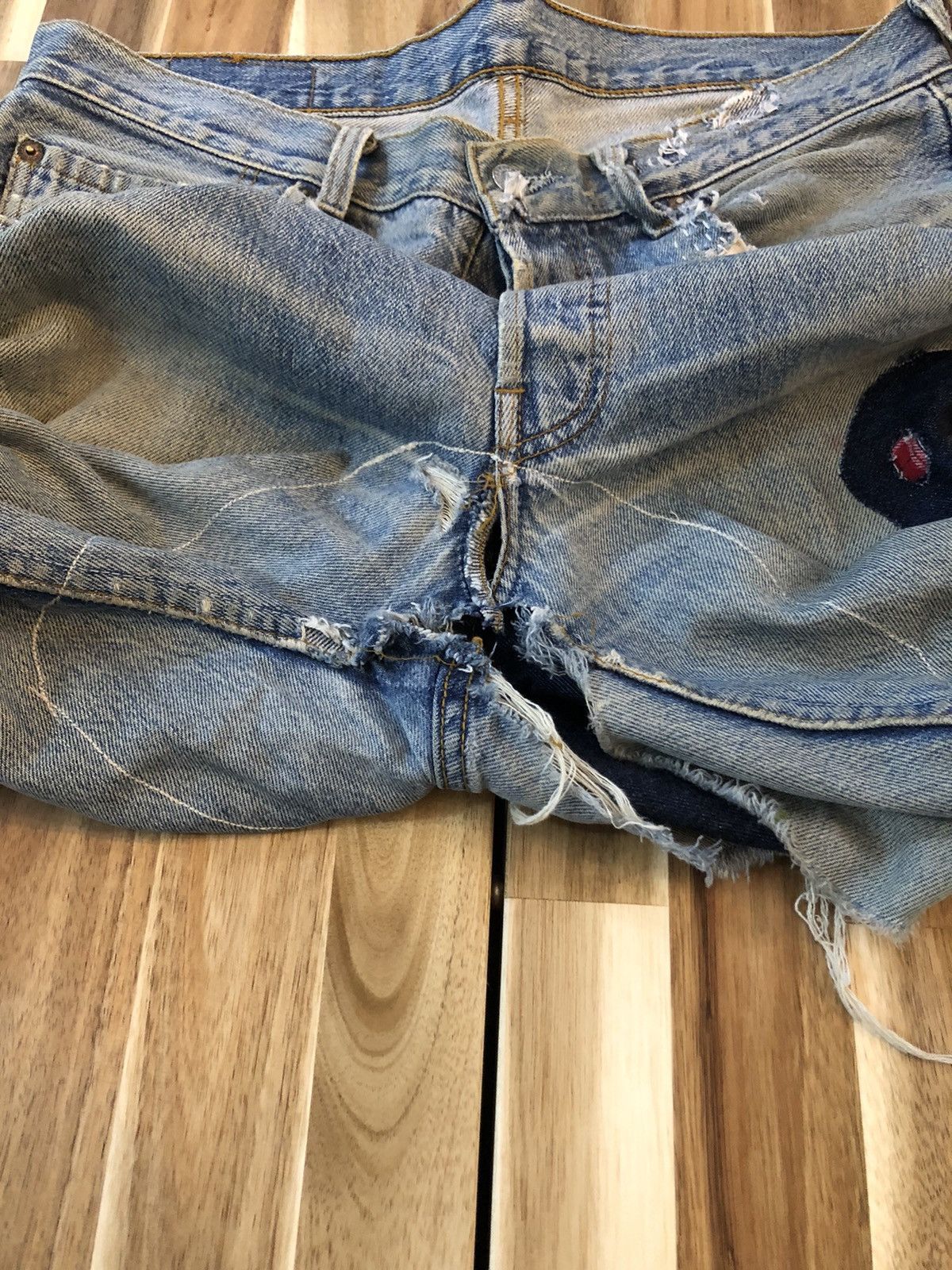 Levi's Vintage Levis 501 Button 524 Custom Denim Jeans Size US 34 / EU 50 - 7 Thumbnail