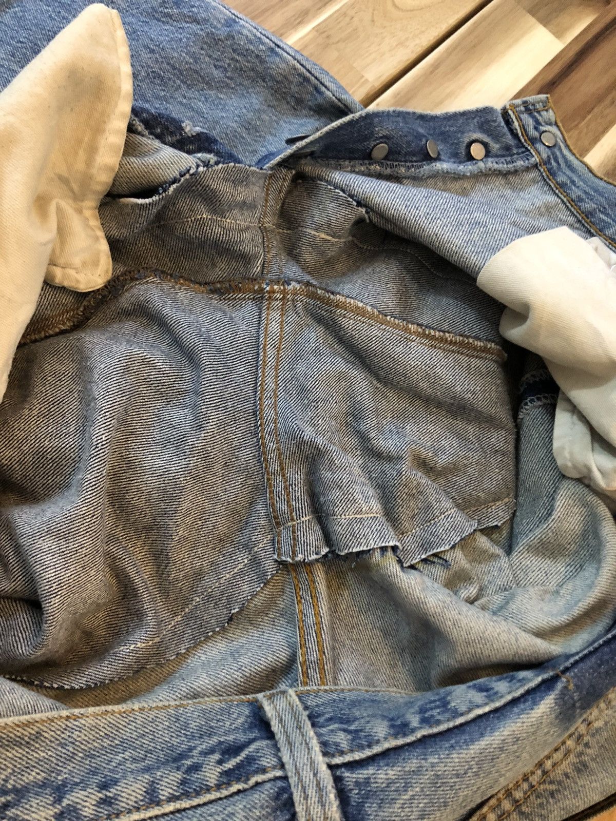 Levi's Vintage Levis 501 Button 524 Custom Denim Jeans Size US 34 / EU 50 - 18 Thumbnail