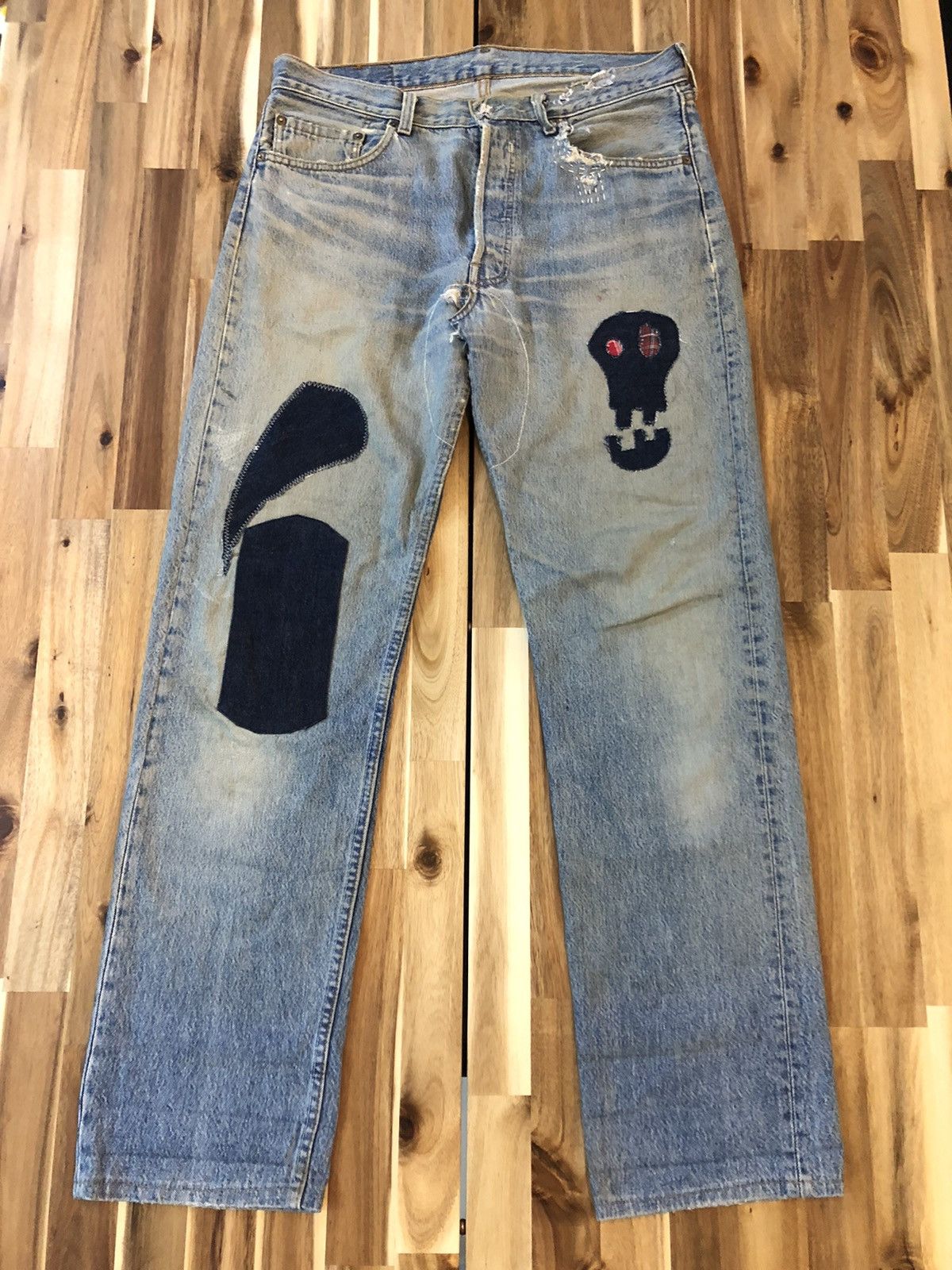 Vintage Levis 501 Button 524 Custom Denim Jeans