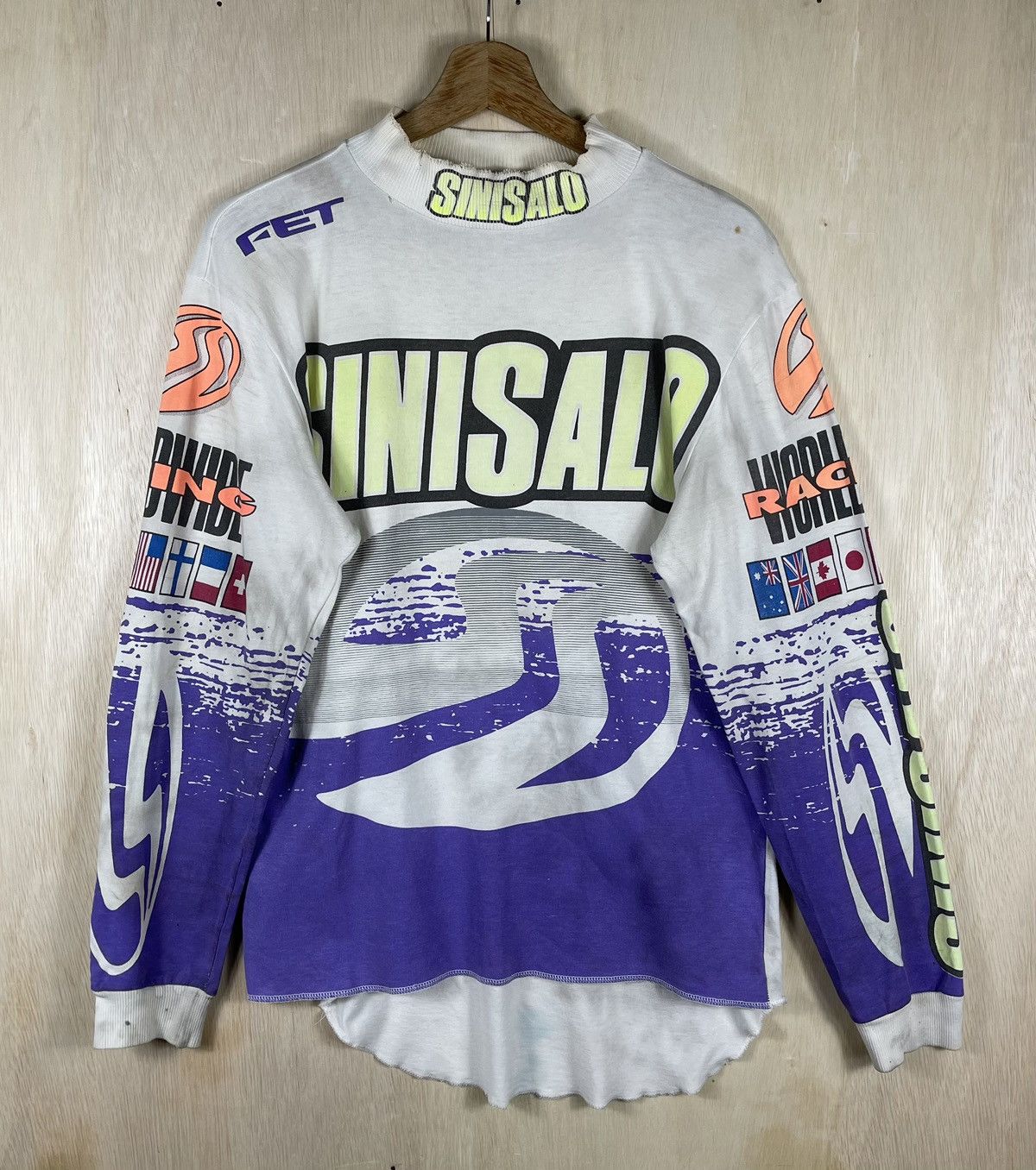 Fox Racing Vtg90’s🔥SINISALO🔥Worldwide Racing Motocross LongSleeve Size US M / EU 48-50 / 2 - 1 Thumbnail