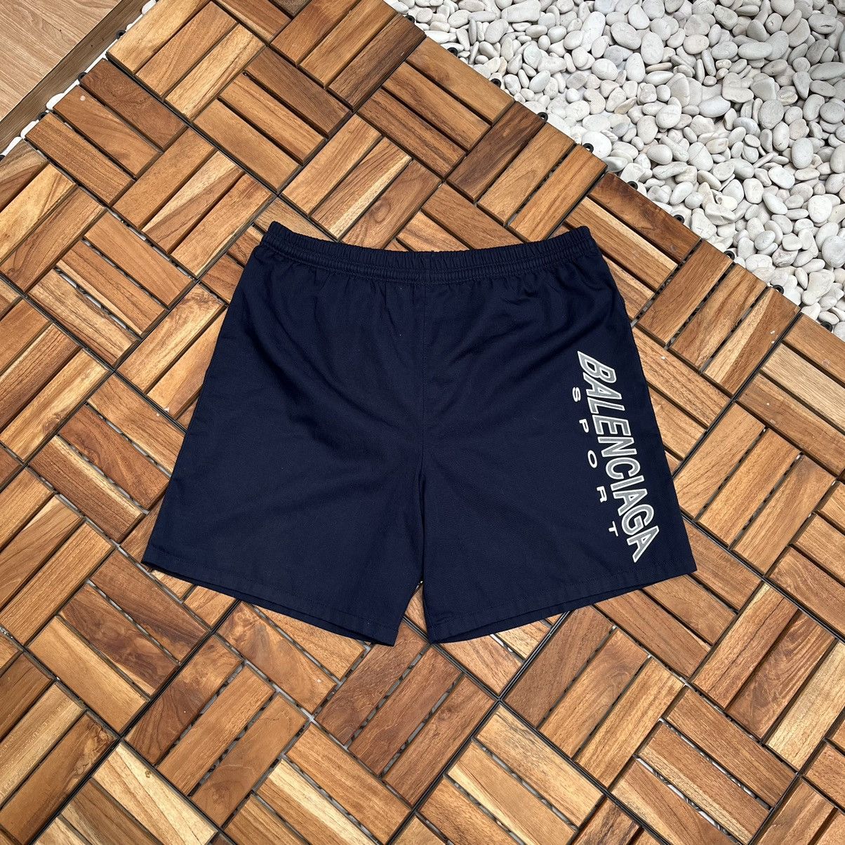Vintage Short Pants Balenciaga Sport Big Script Adjustable