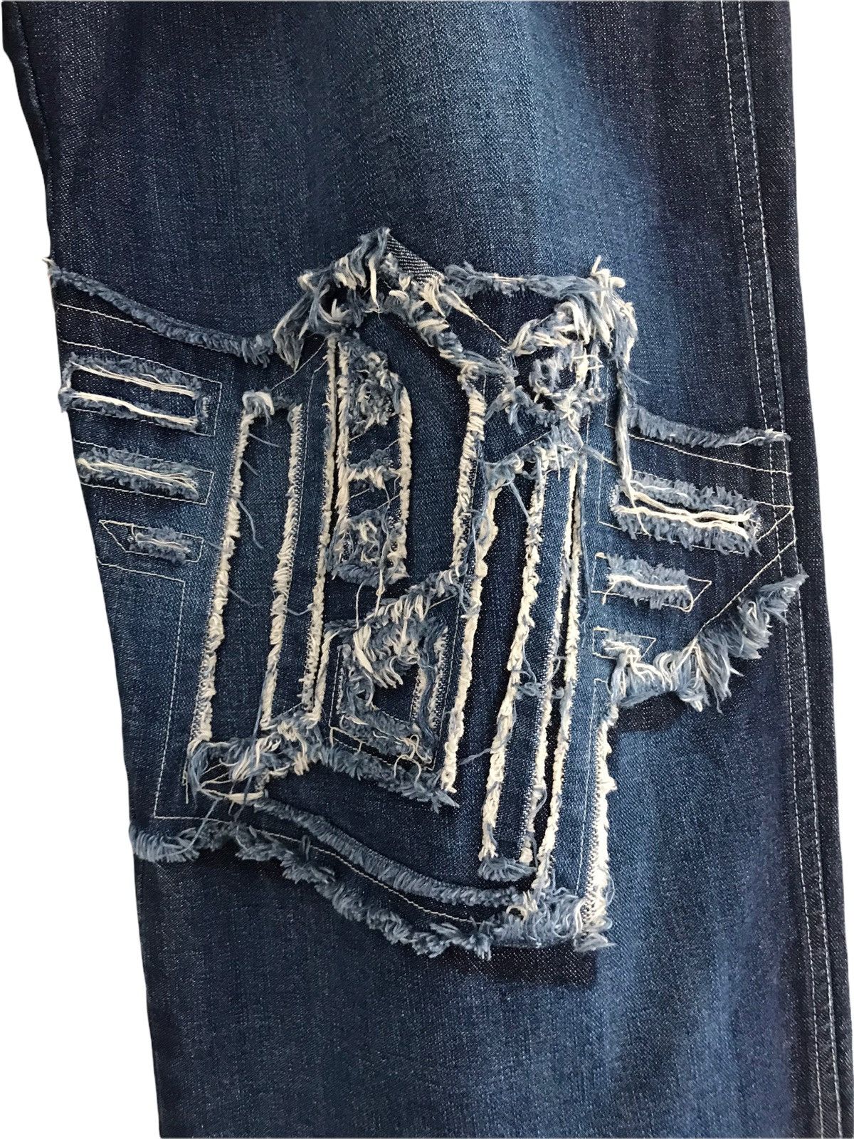 Vintage Pure Playaz Distressed Denim Jeans Size US 38 / EU 54 - 5 Thumbnail