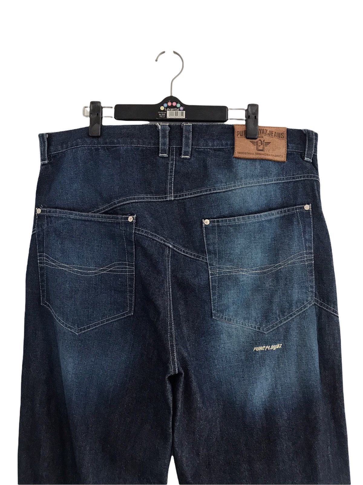 Vintage Pure Playaz Distressed Denim Jeans Size US 38 / EU 54 - 9 Thumbnail