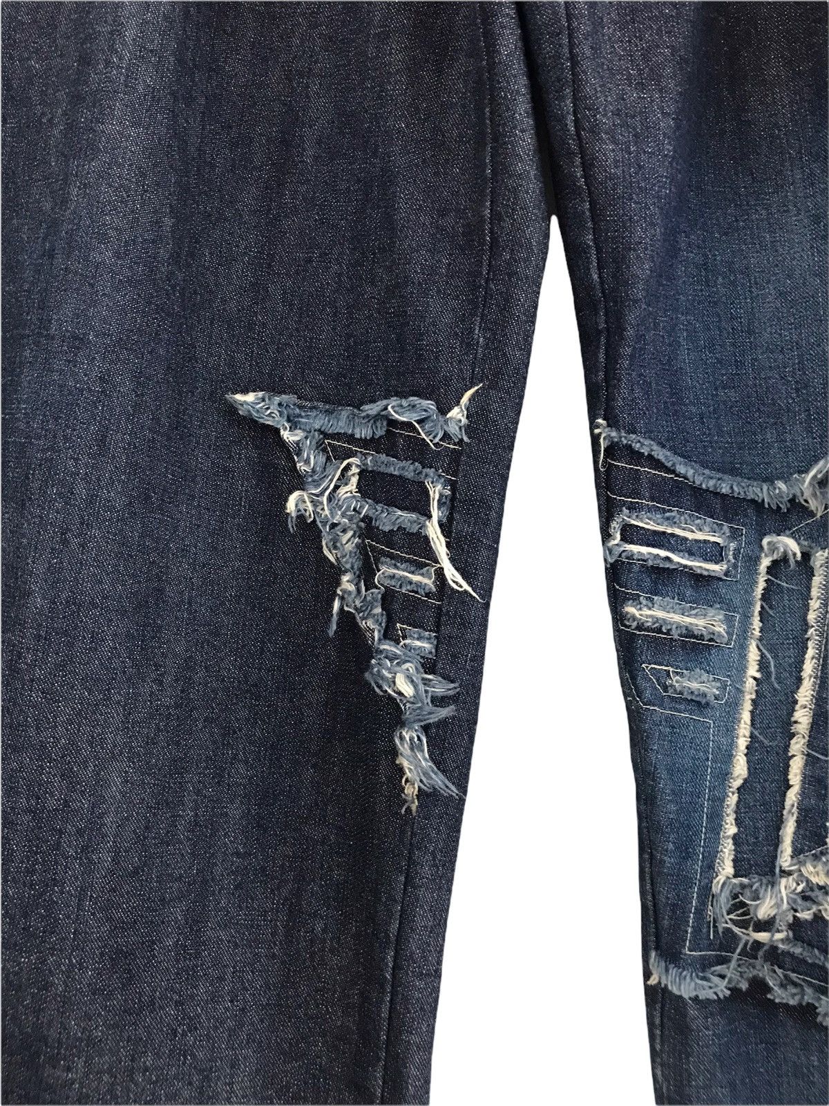 Vintage Pure Playaz Distressed Denim Jeans Size US 38 / EU 54 - 6 Thumbnail