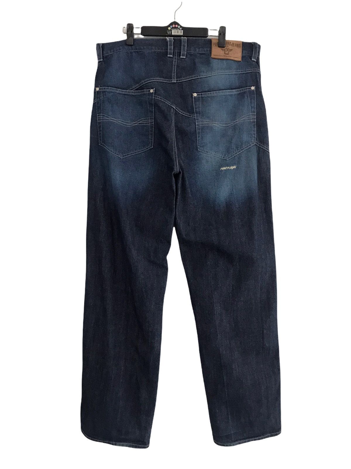 Vintage Pure Playaz Distressed Denim Jeans Size US 38 / EU 54 - 3 Thumbnail