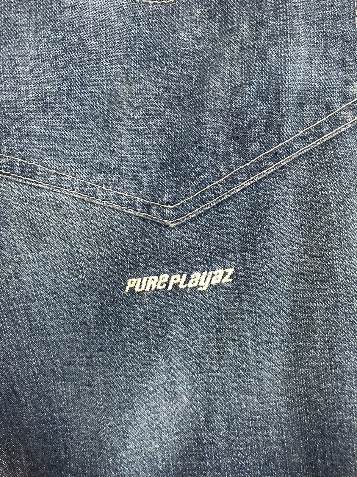 Vintage Pure Playaz Distressed Denim Jeans Size US 38 / EU 54 - 10 Thumbnail
