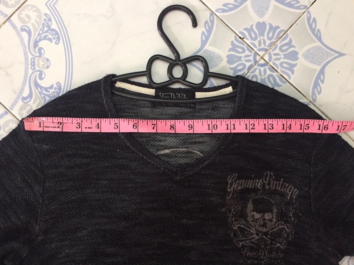 Vintage Skull Spellout 1947 Genuine Vintage Von Dutch Long Sleeve Size US M / EU 48-50 / 2 - 11 Thumbnail
