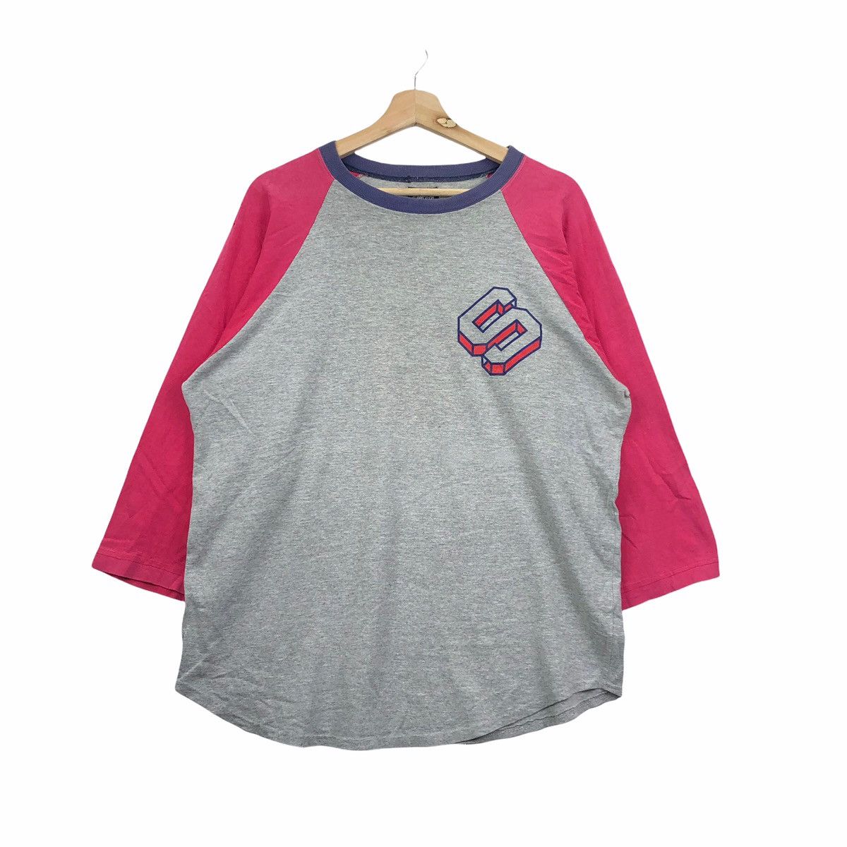Stussy Raglan T Shirt | Grailed