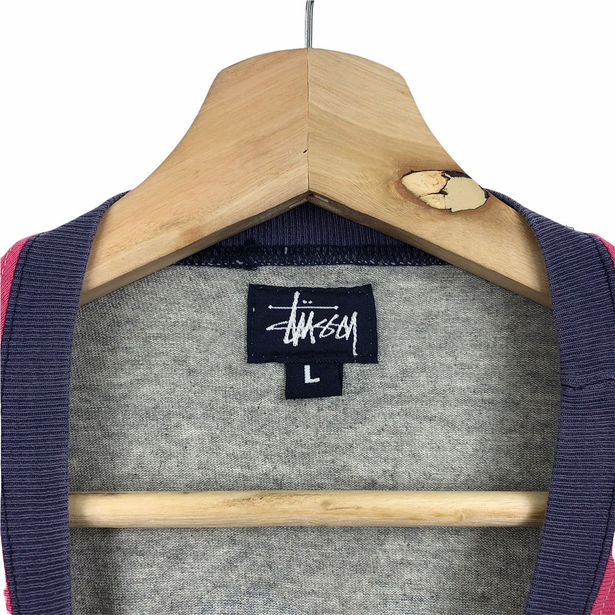 Stussy STUSSY USA BLOCK NUMBER 3 MADE IN USA RAP RAGLAN T-SHIRTS Size US L / EU 52-54 / 3 - 5 Thumbnail