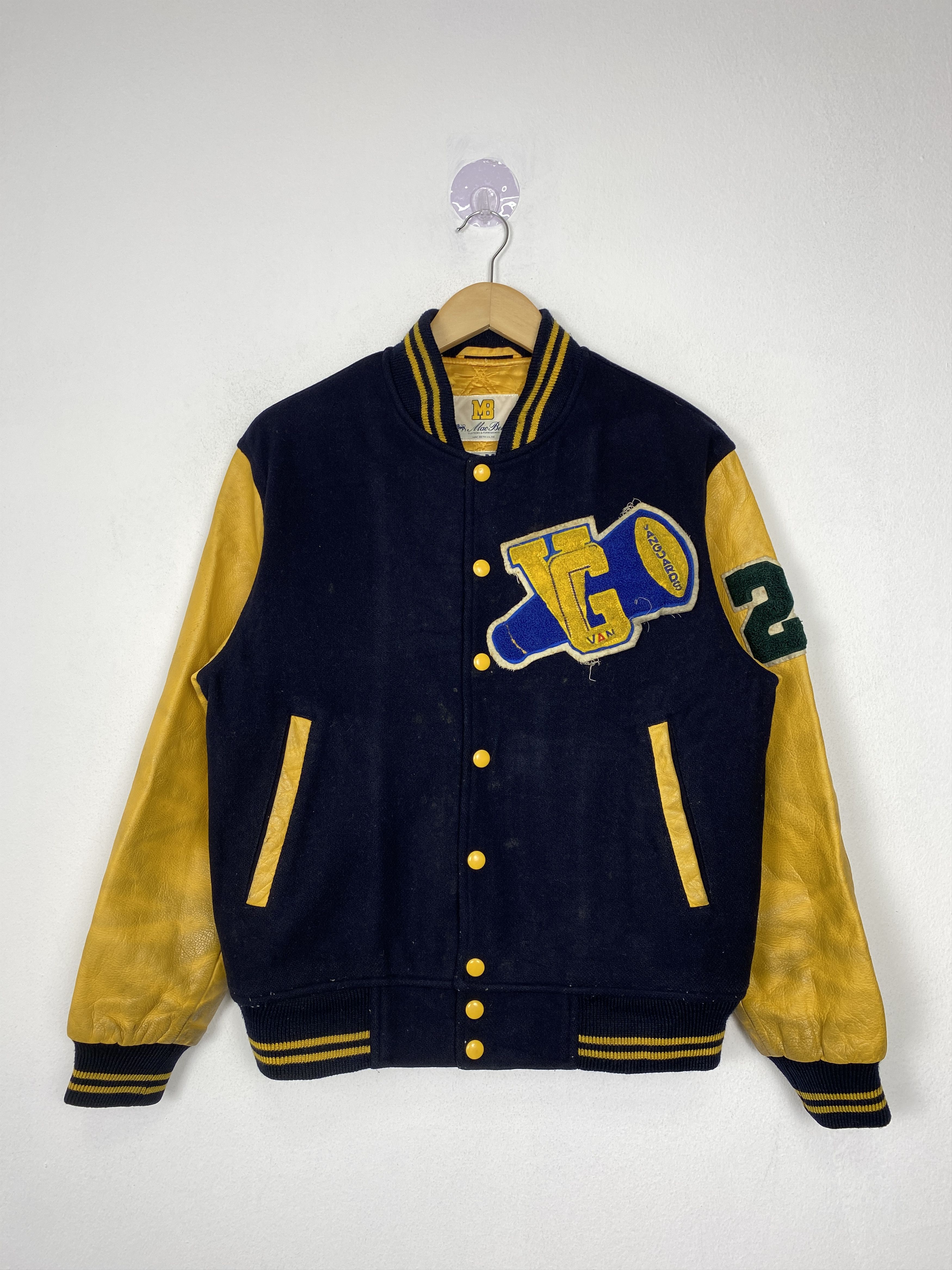 Macbeth Vintage Macbeth Button Up Wool Varsity Jacket Size US M / EU 48-50 / 2 - 1 Thumbnail